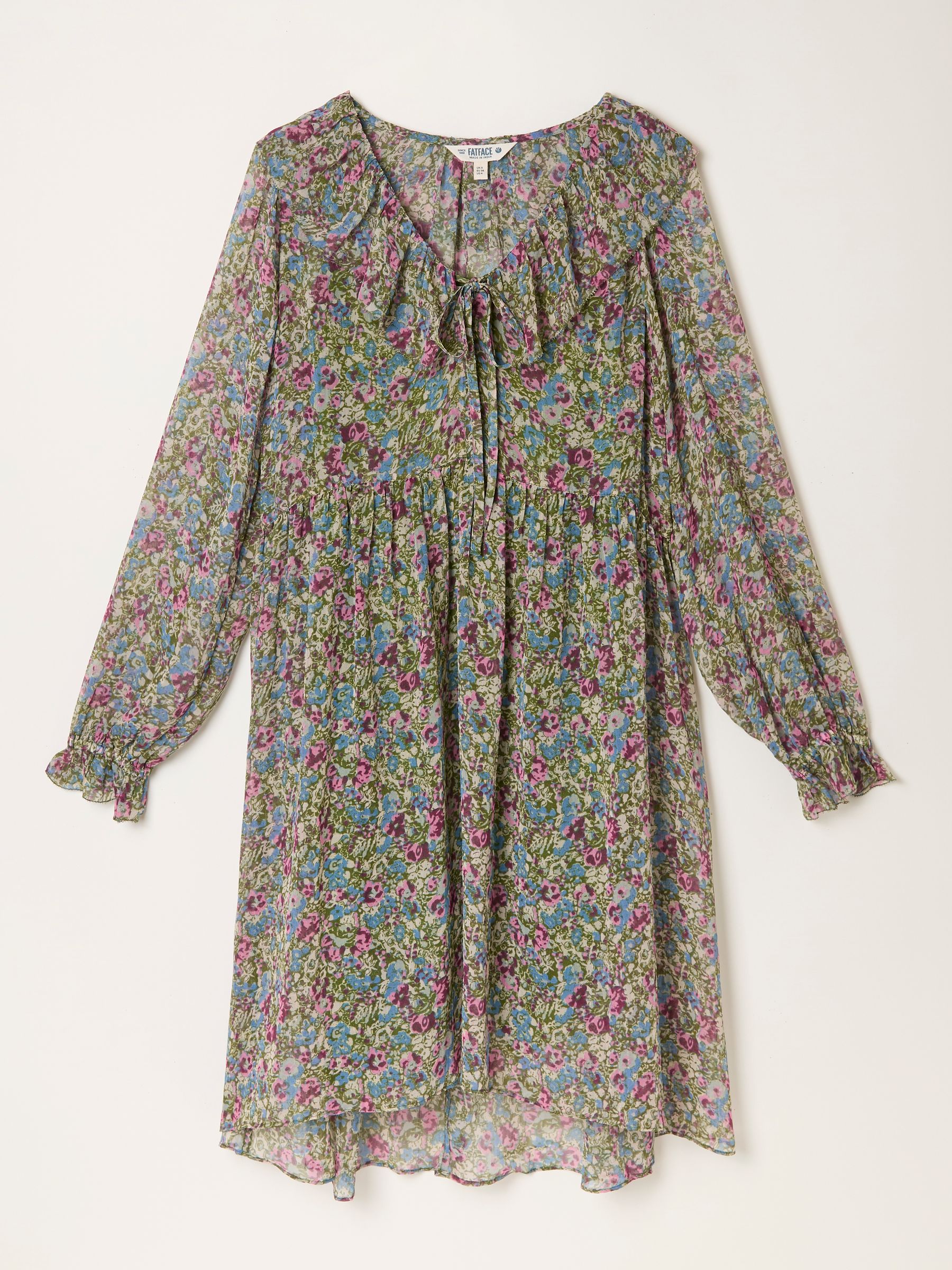 Bella Green Ditsy Garden Regular Dress - Image 6 of 6