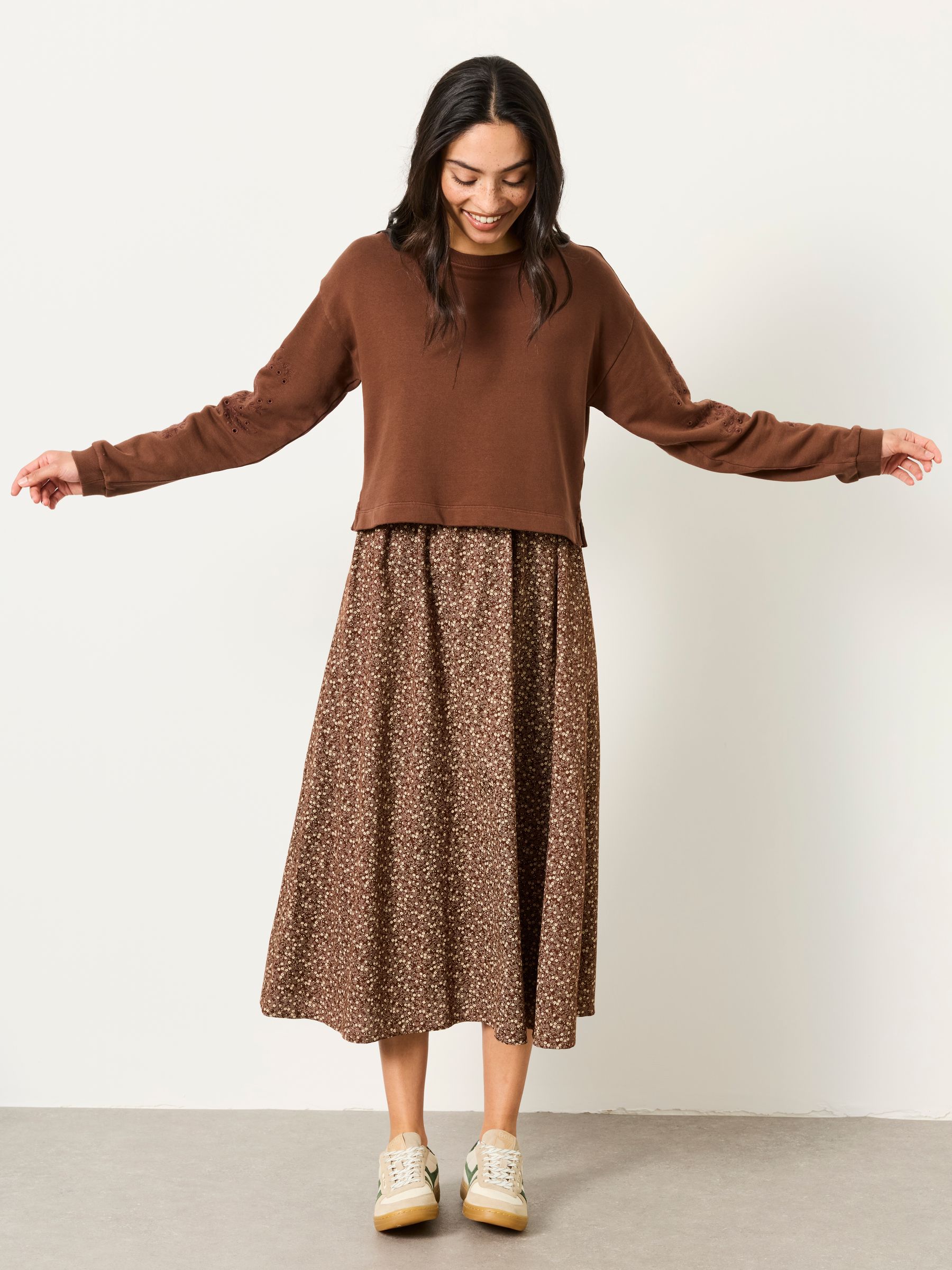 2in1 Midi Dress