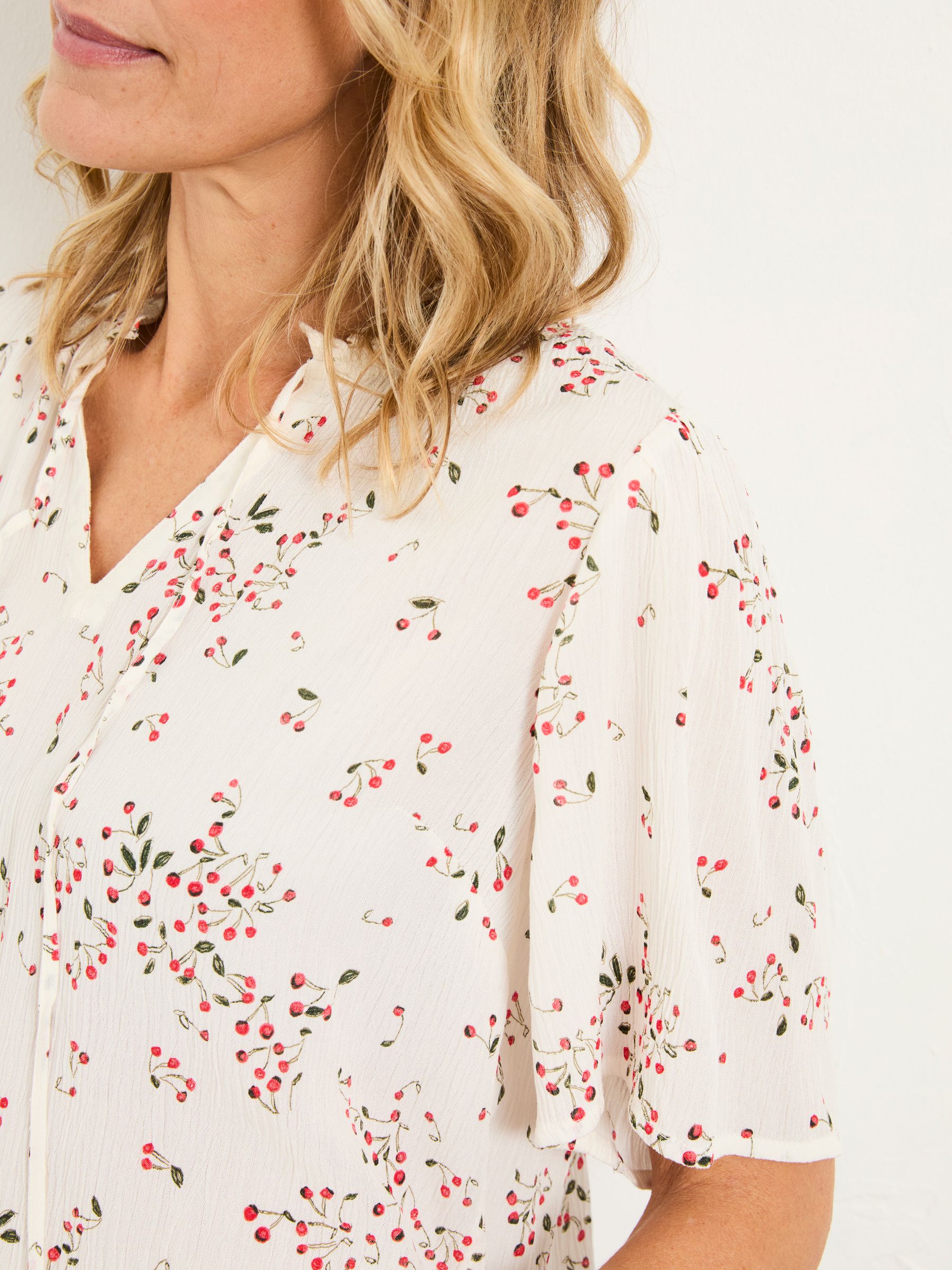 Airee Ivory Cherries Regular Tunic - Image 3 of 6
