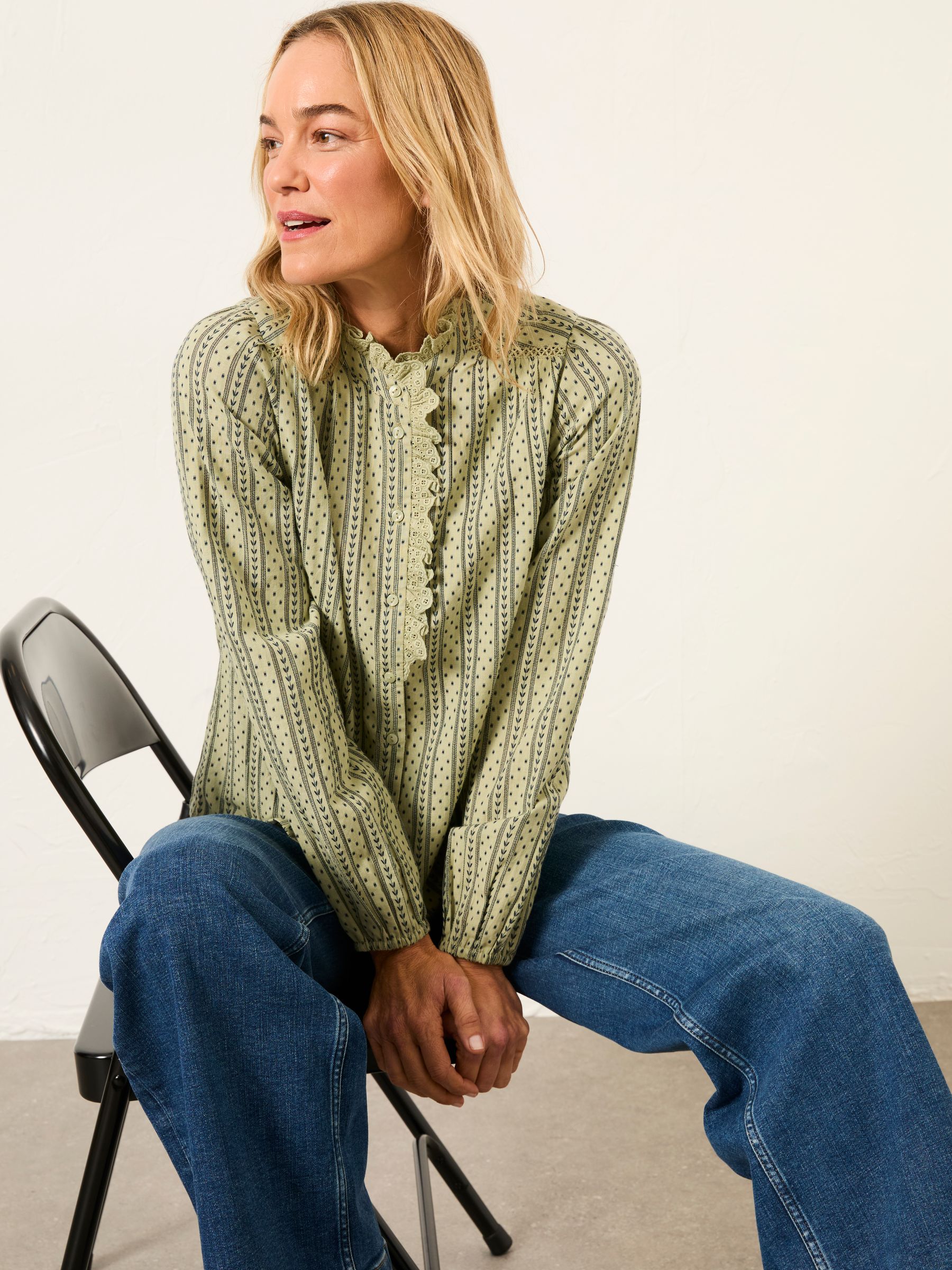 Pia Green Regular Blouse - Image 1 of 6