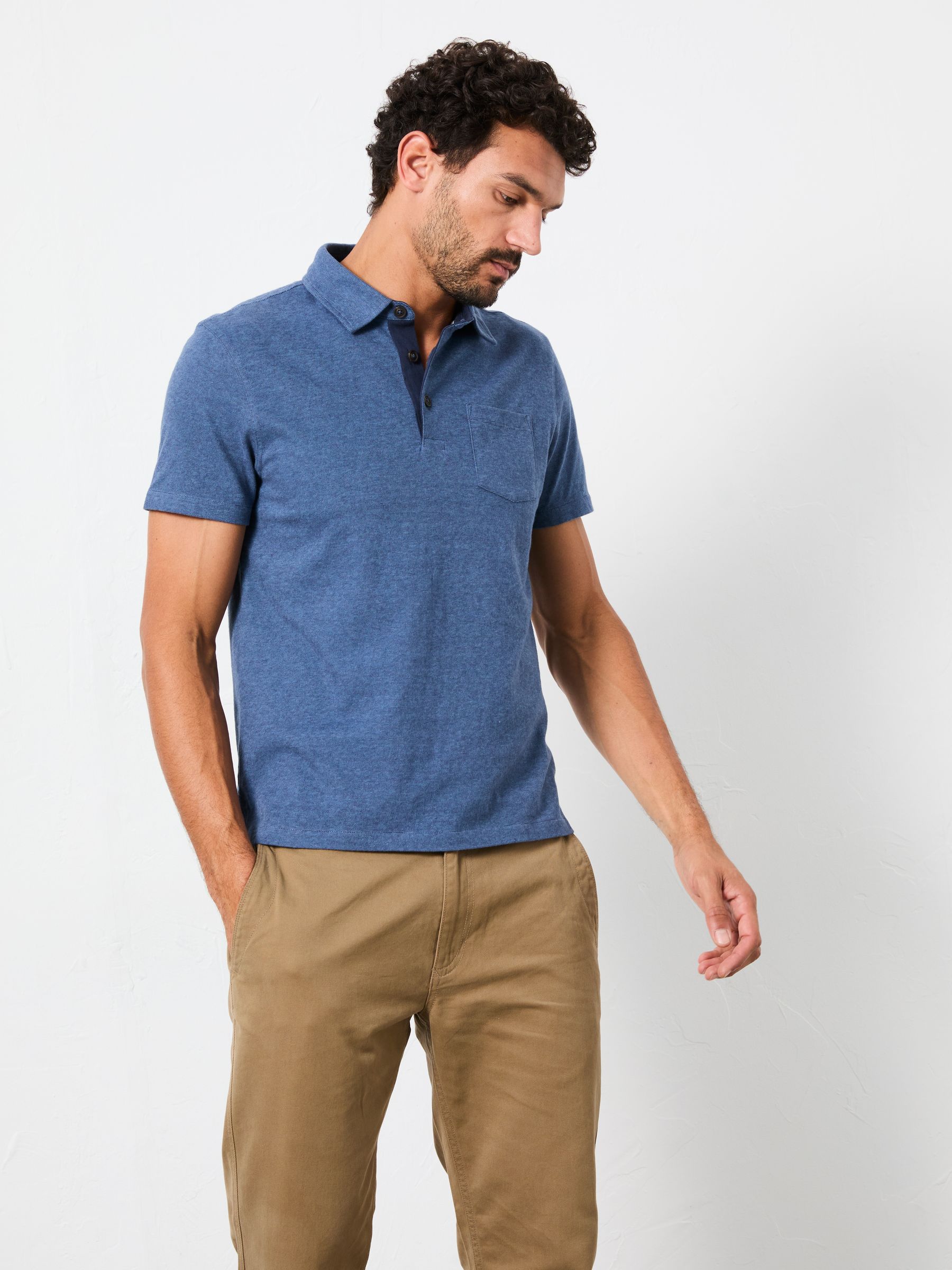 Navy Elm Stripe Polo - Image 3 of 5