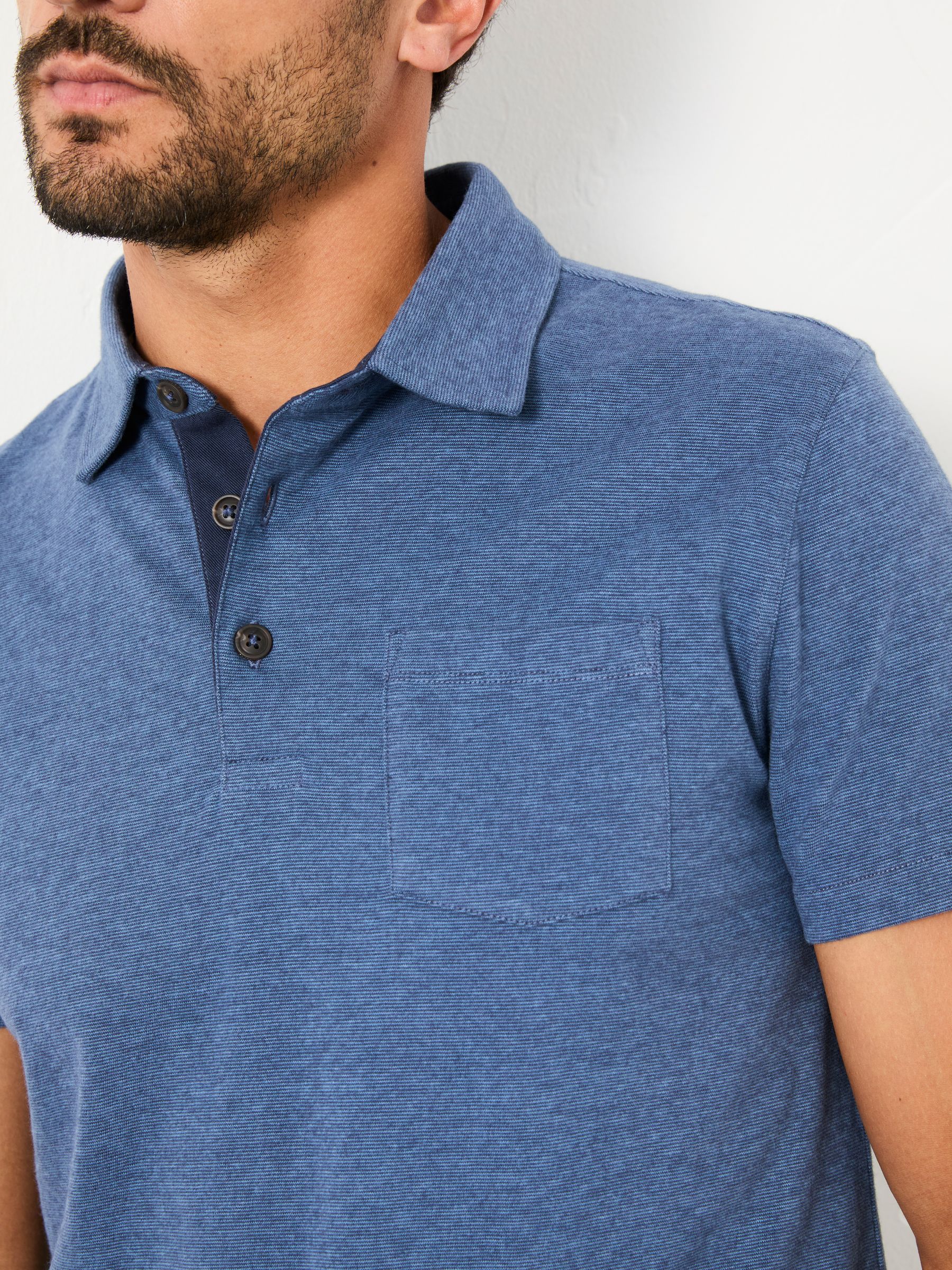 Navy Elm Stripe Polo - Image 4 of 5