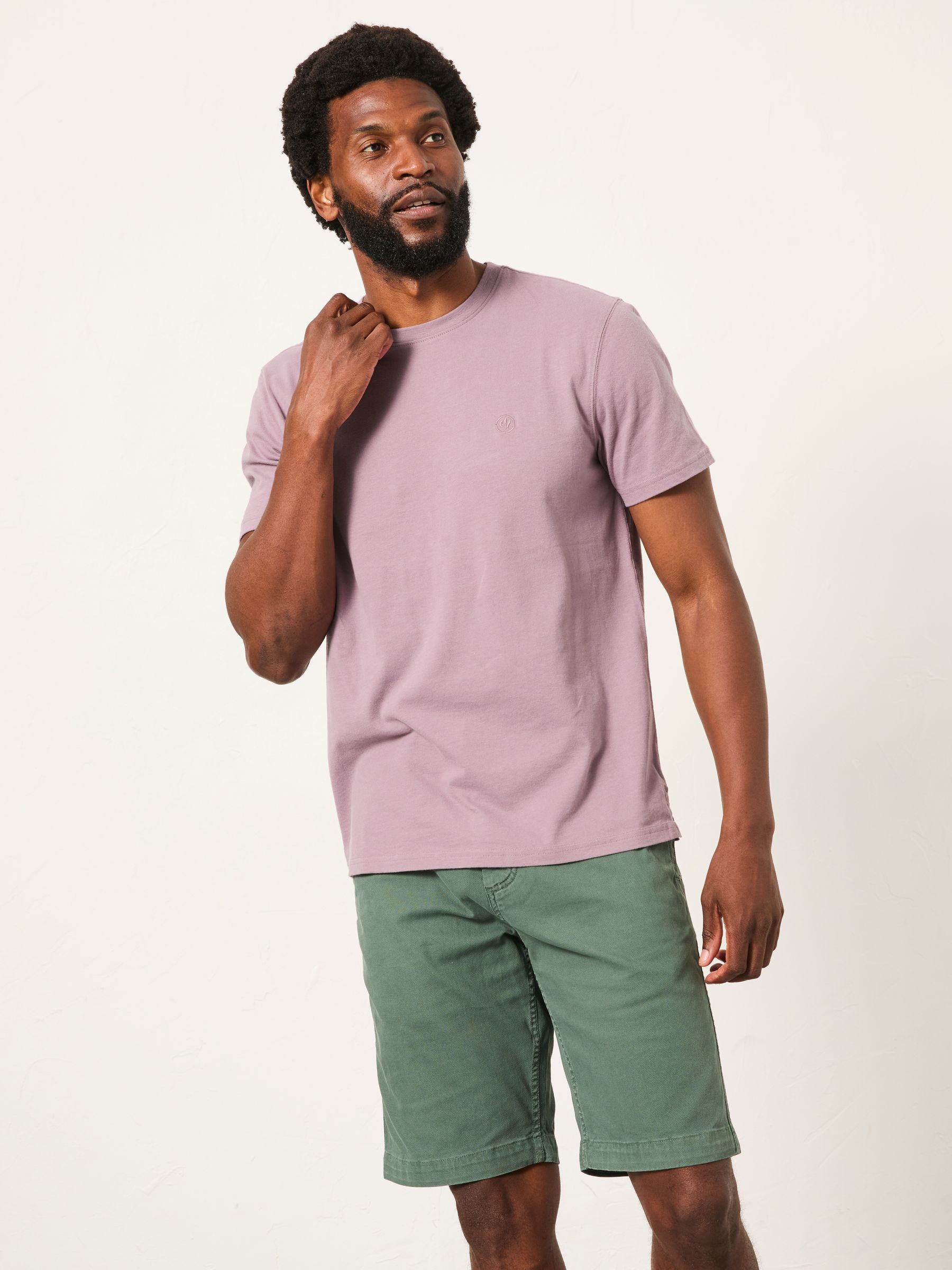 Lulworth Dusky Purple Short Sleeve T-Shirt - Image 1 of 6