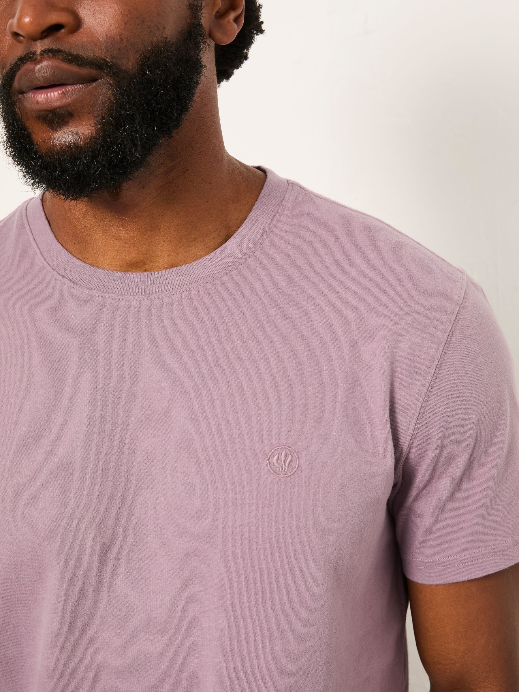 Lulworth Dusky Purple Short Sleeve T-Shirt - Image 4 of 6