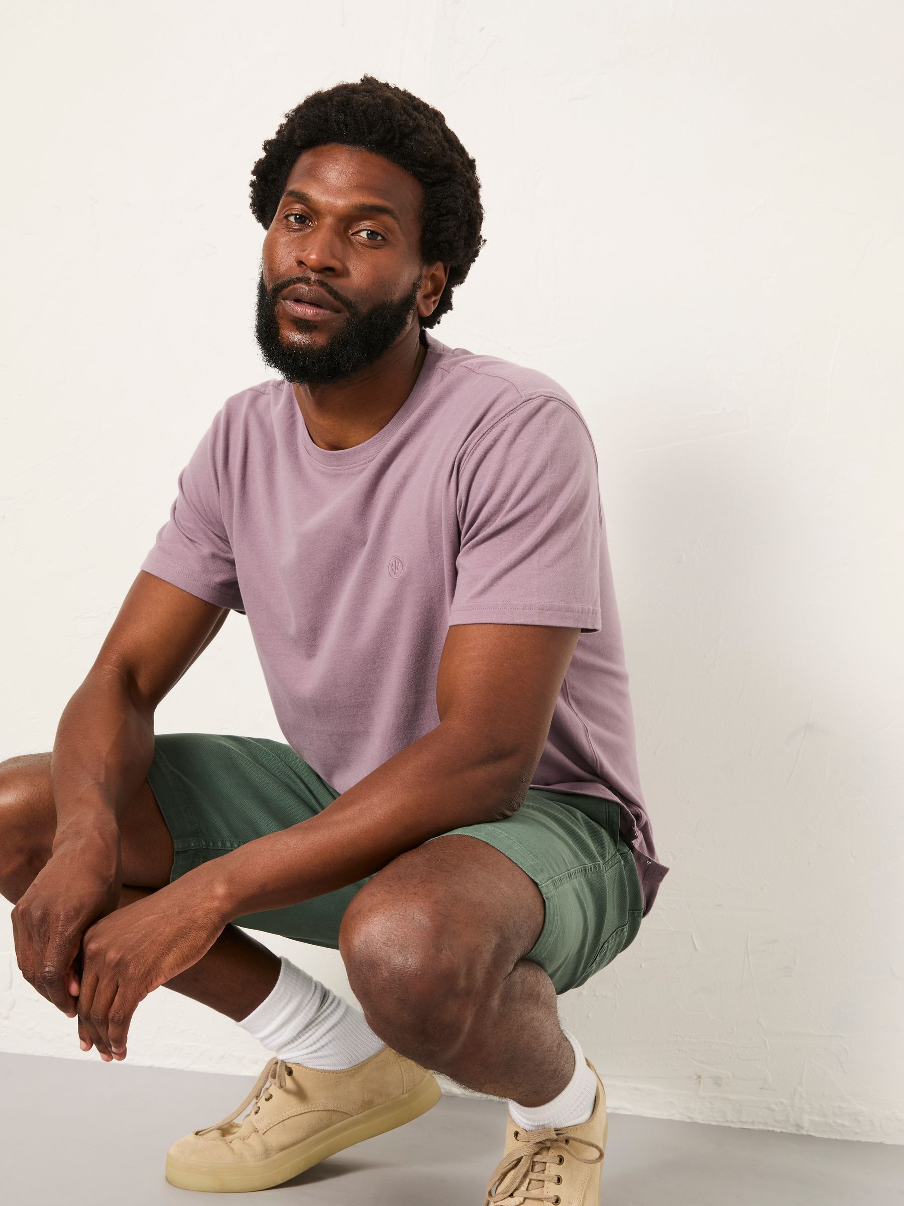 Lulworth Dusky Purple Short Sleeve T-Shirt - Image 5 of 6