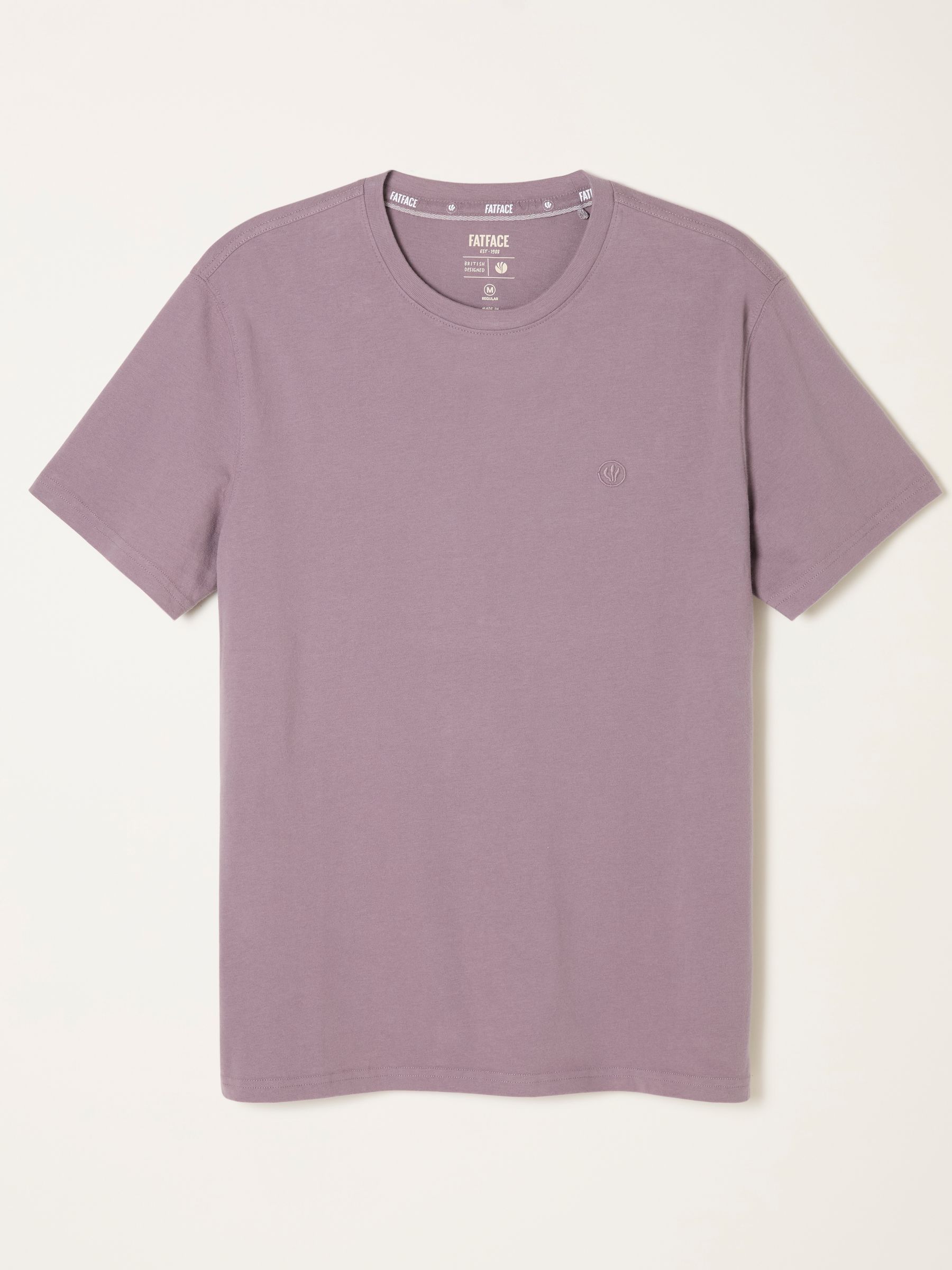 Lulworth Dusky Purple Short Sleeve T-Shirt - Image 6 of 6
