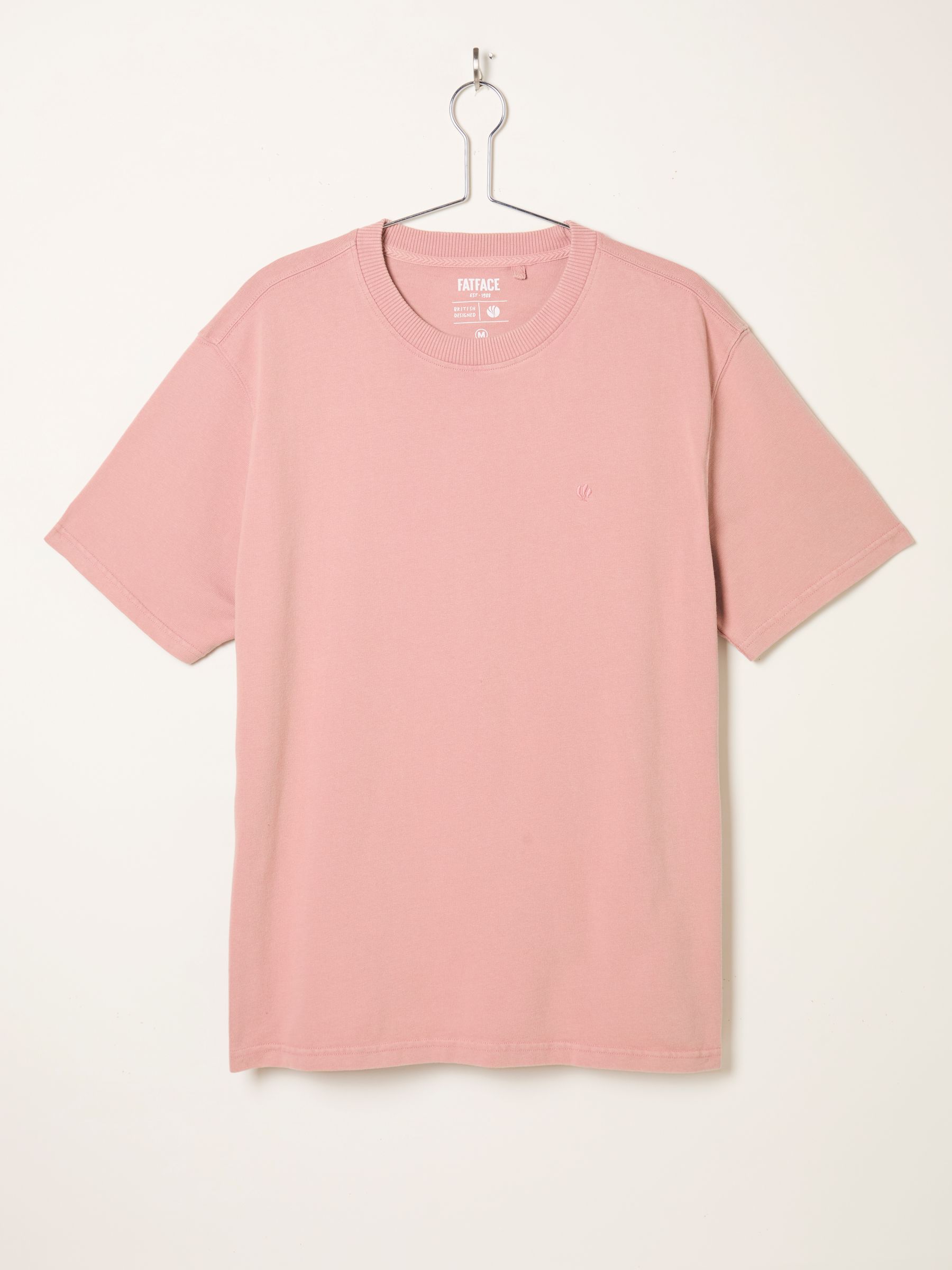 Alton Pink Heavyweight Relaxed Fit T-Shirt - Image 6 of 6