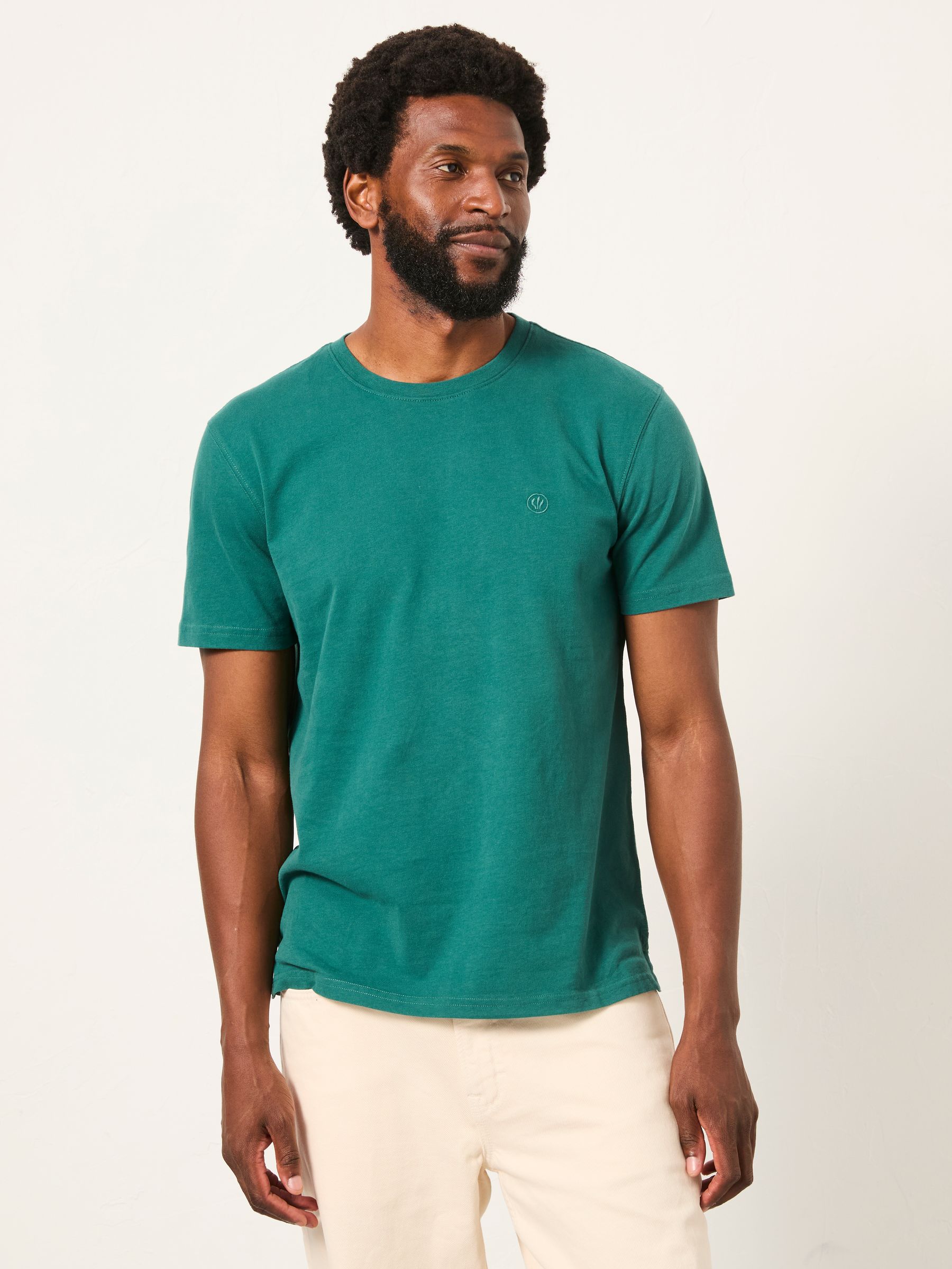 Lulworth Jade Green Short Sleeve T-Shirt - Image 1 of 4 Lulworth Jade Green Short Sleeve T-Shirt - Image 1 of 4