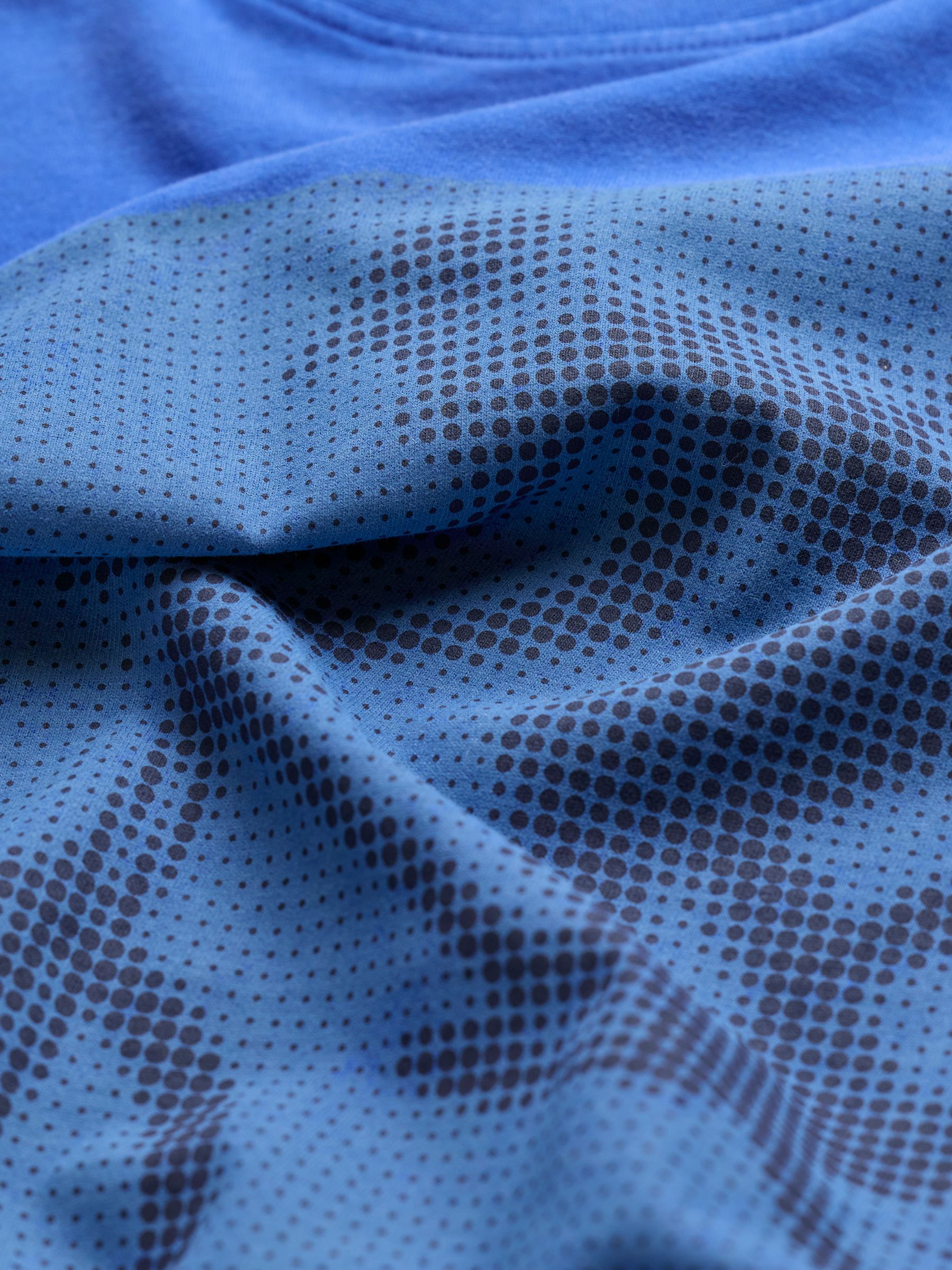 Cobalt Blue Bike Square Graphic T-Shirt - Image 7 of 7