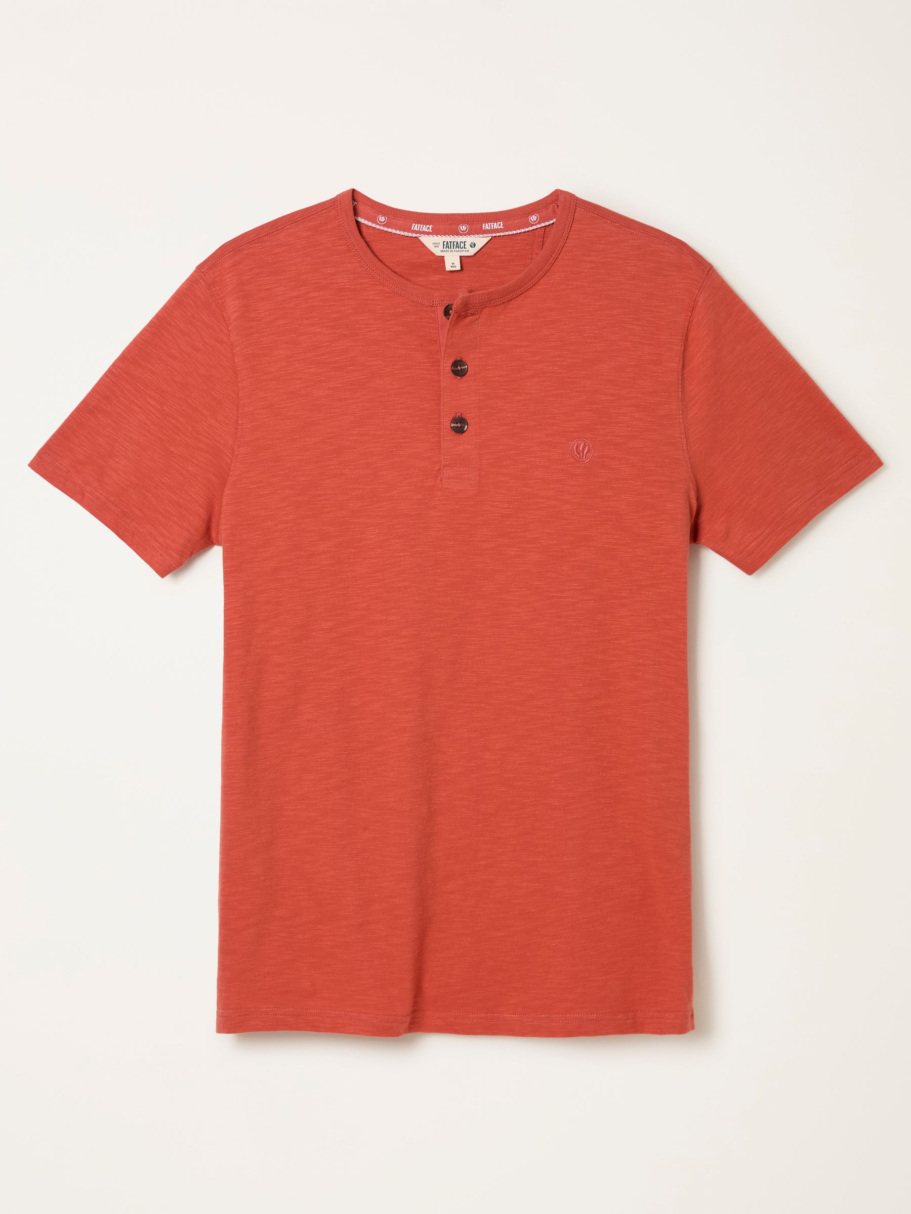 Henley Terracotta Woodside Slub Tshirt - Image 6 of 6