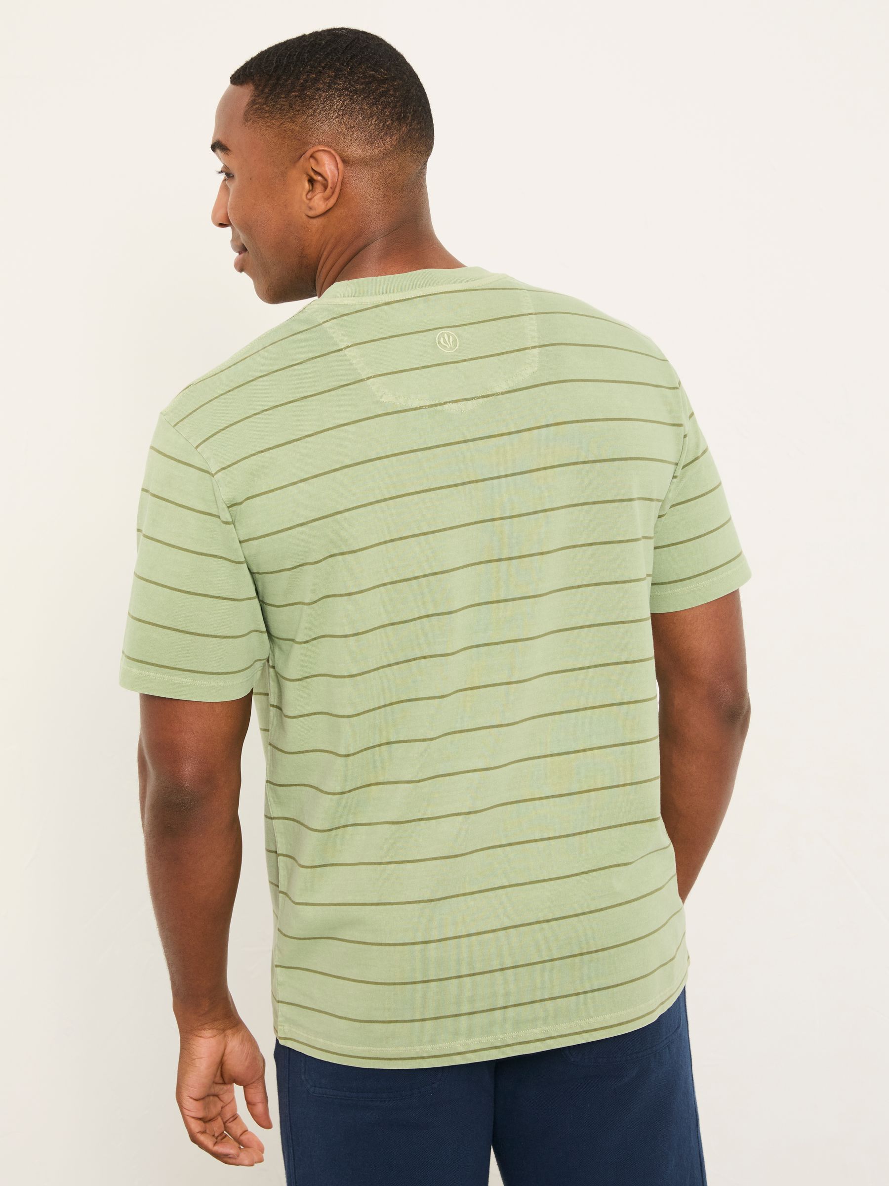 Crompton Mint Green Stripe Tshirt - Image 2 of 6