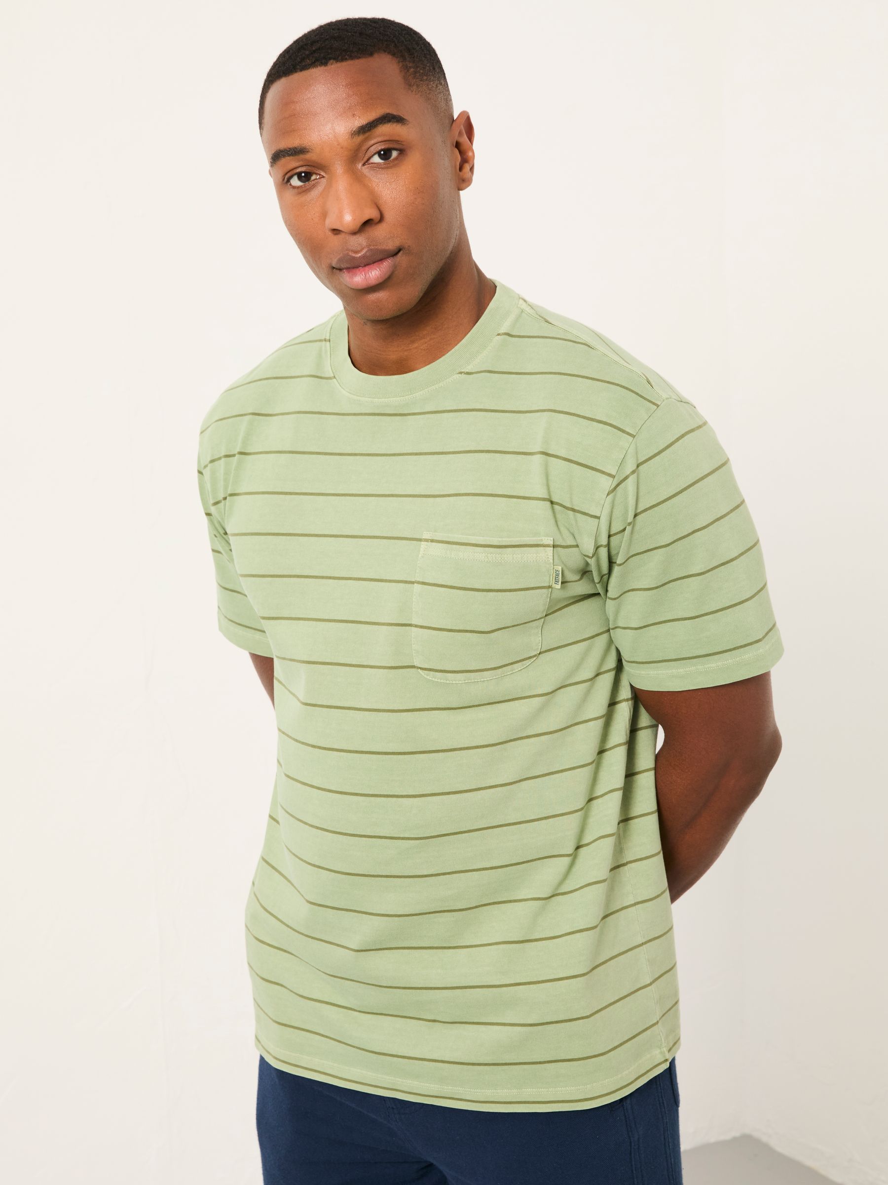 Crompton Mint Green Stripe Tshirt - Image 4 of 6
