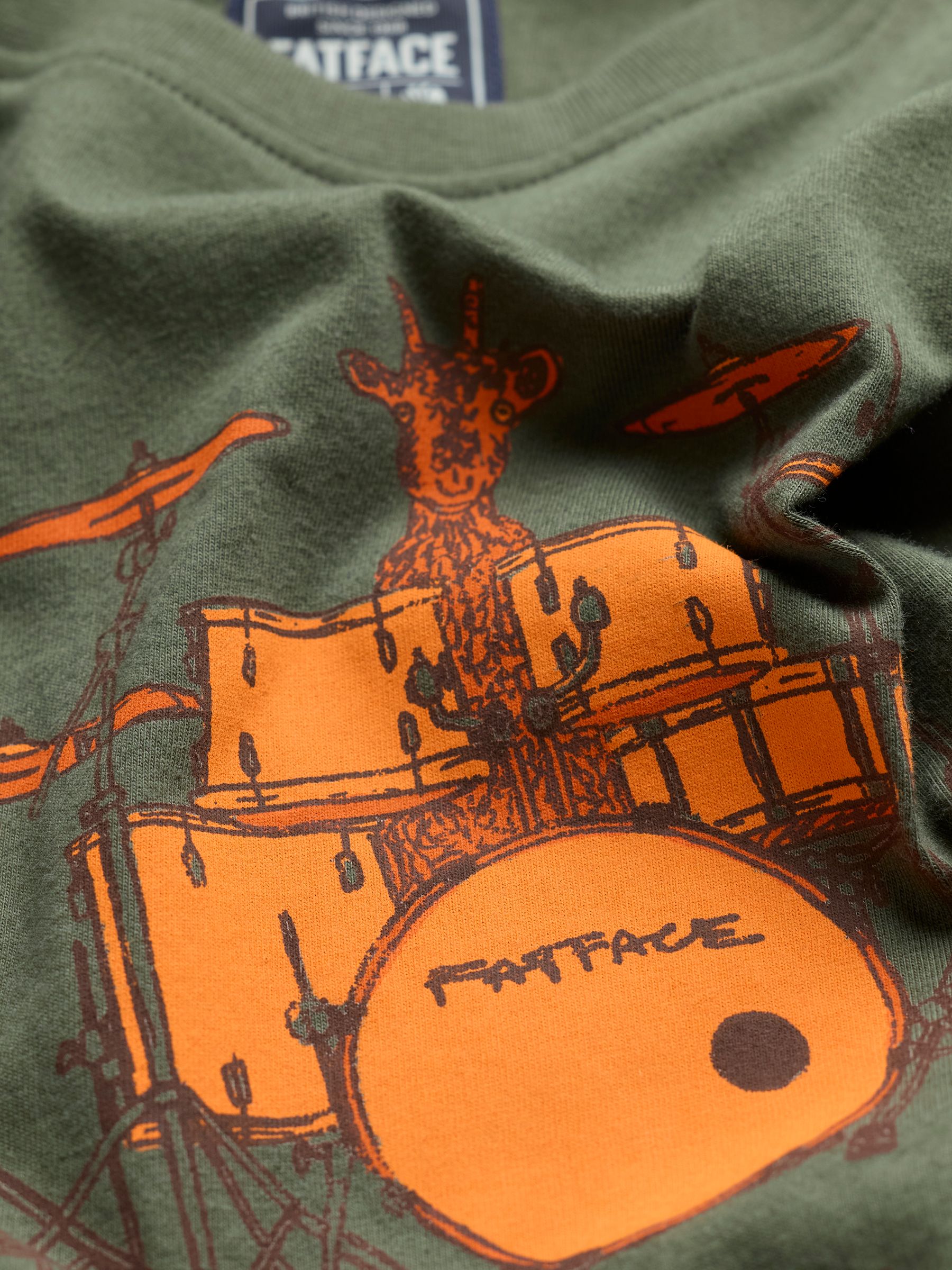 Khaki Green Bleat It Graphic T-Shirt - Image 8 of 8