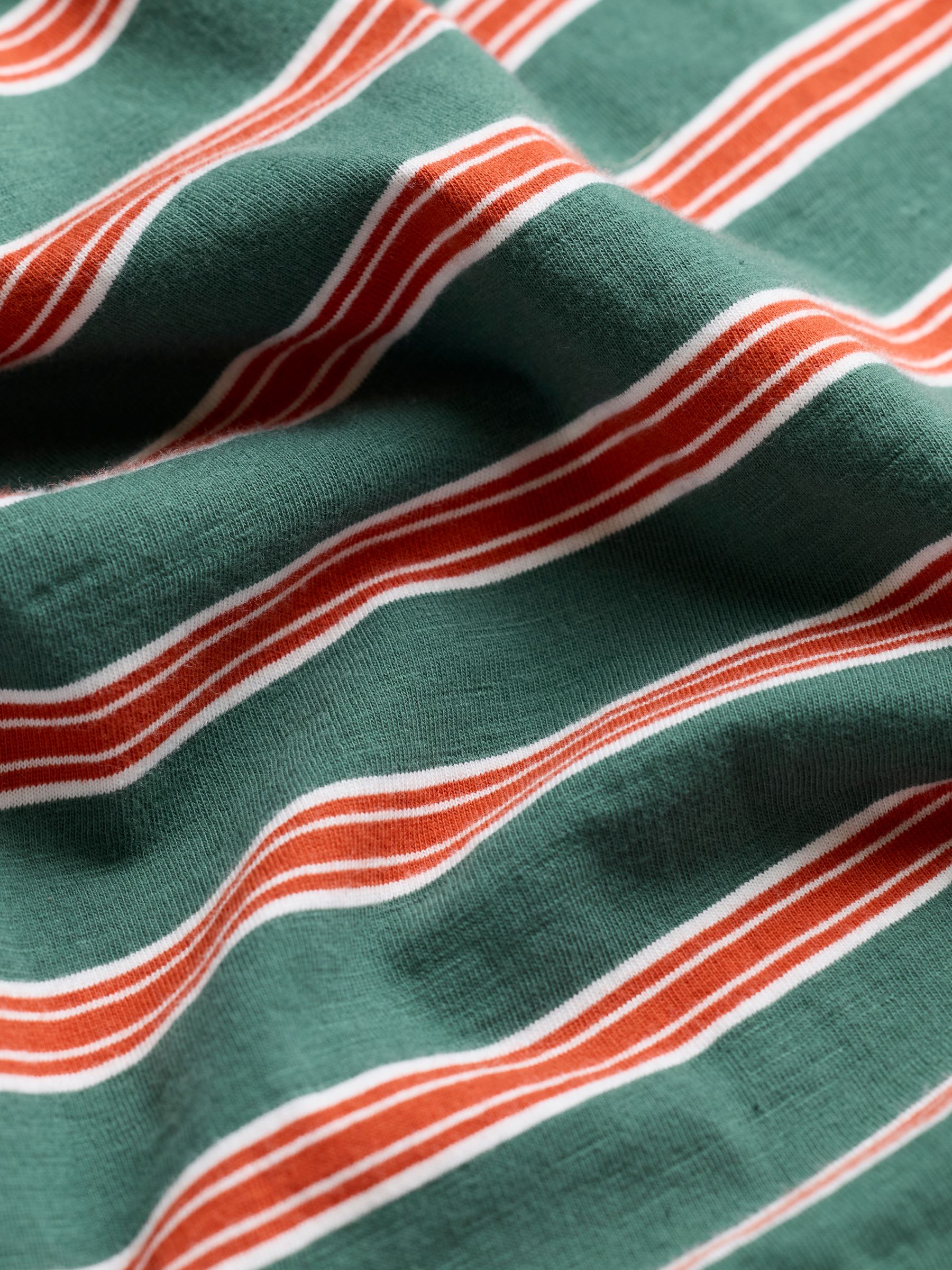 Bembridge Emerald Green Stripe Tshirt - Image 6 of 6