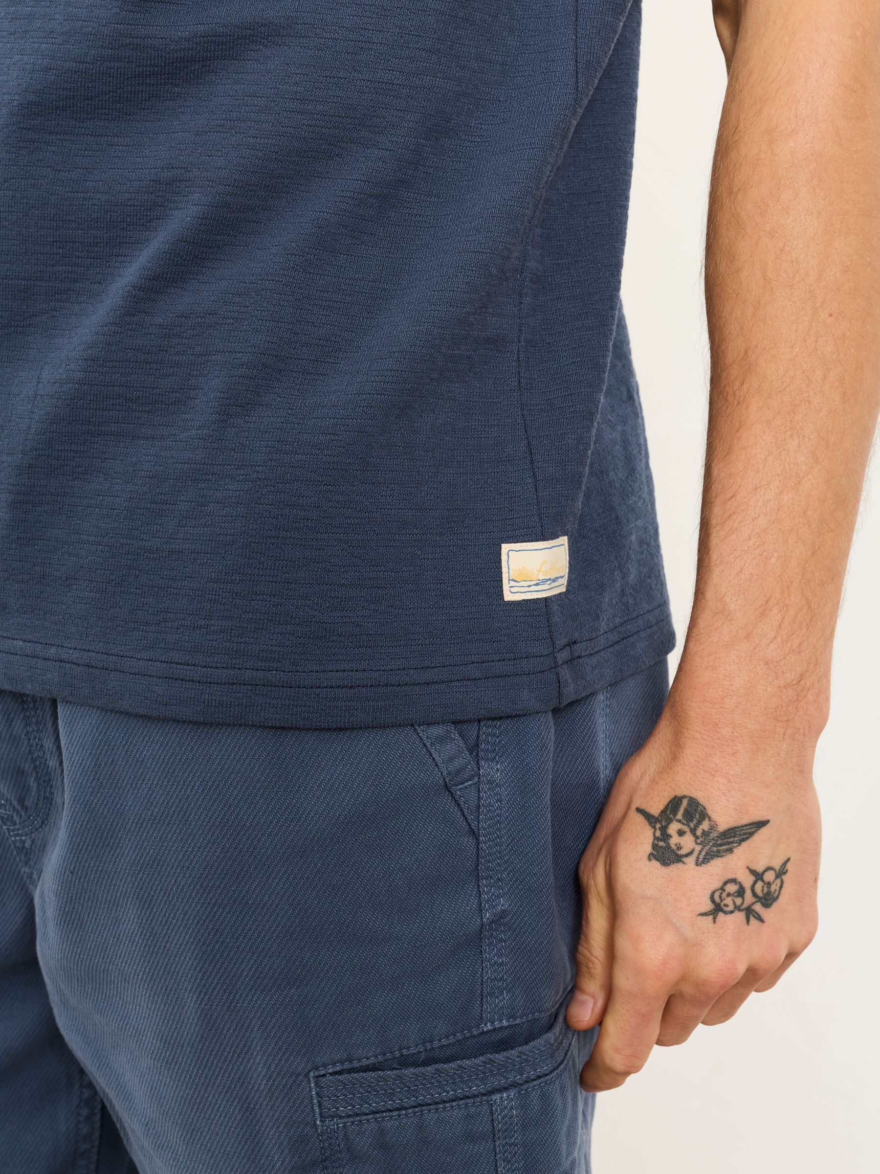 Navy Chest Stripe T-Shirt - Image 3 of 5