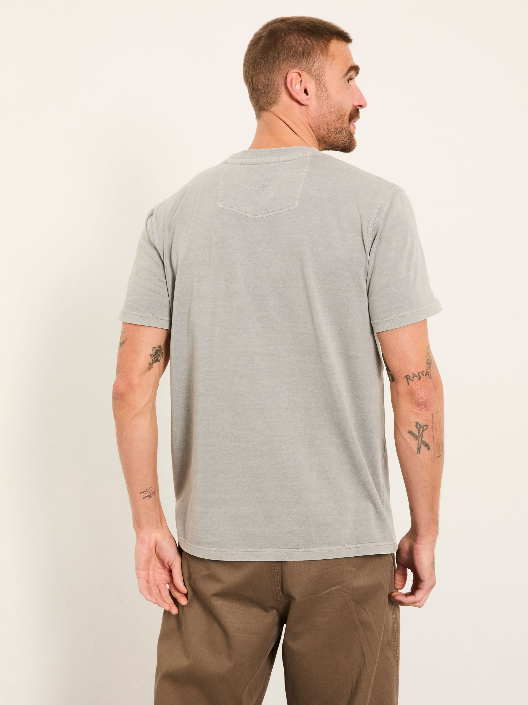 Grey Vinyl Bike Graphic Tshirt - Image 2 of 6