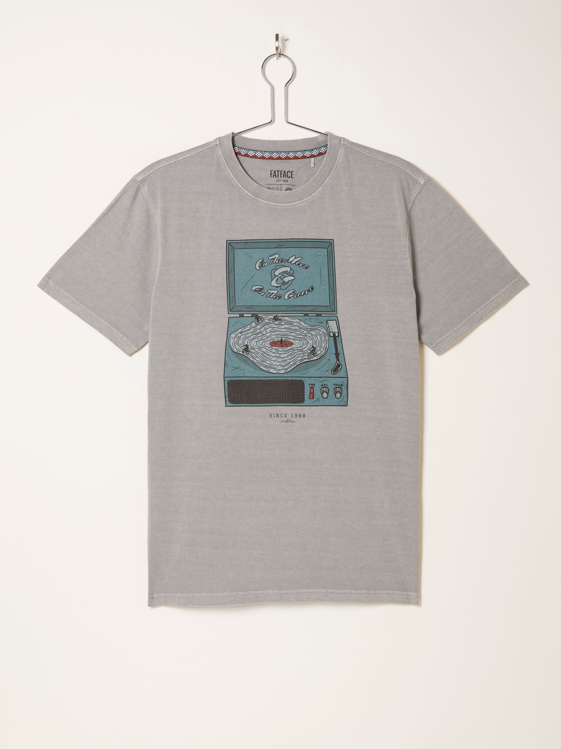 Grey Vinyl Bike Graphic Tshirt - Image 5 of 6
