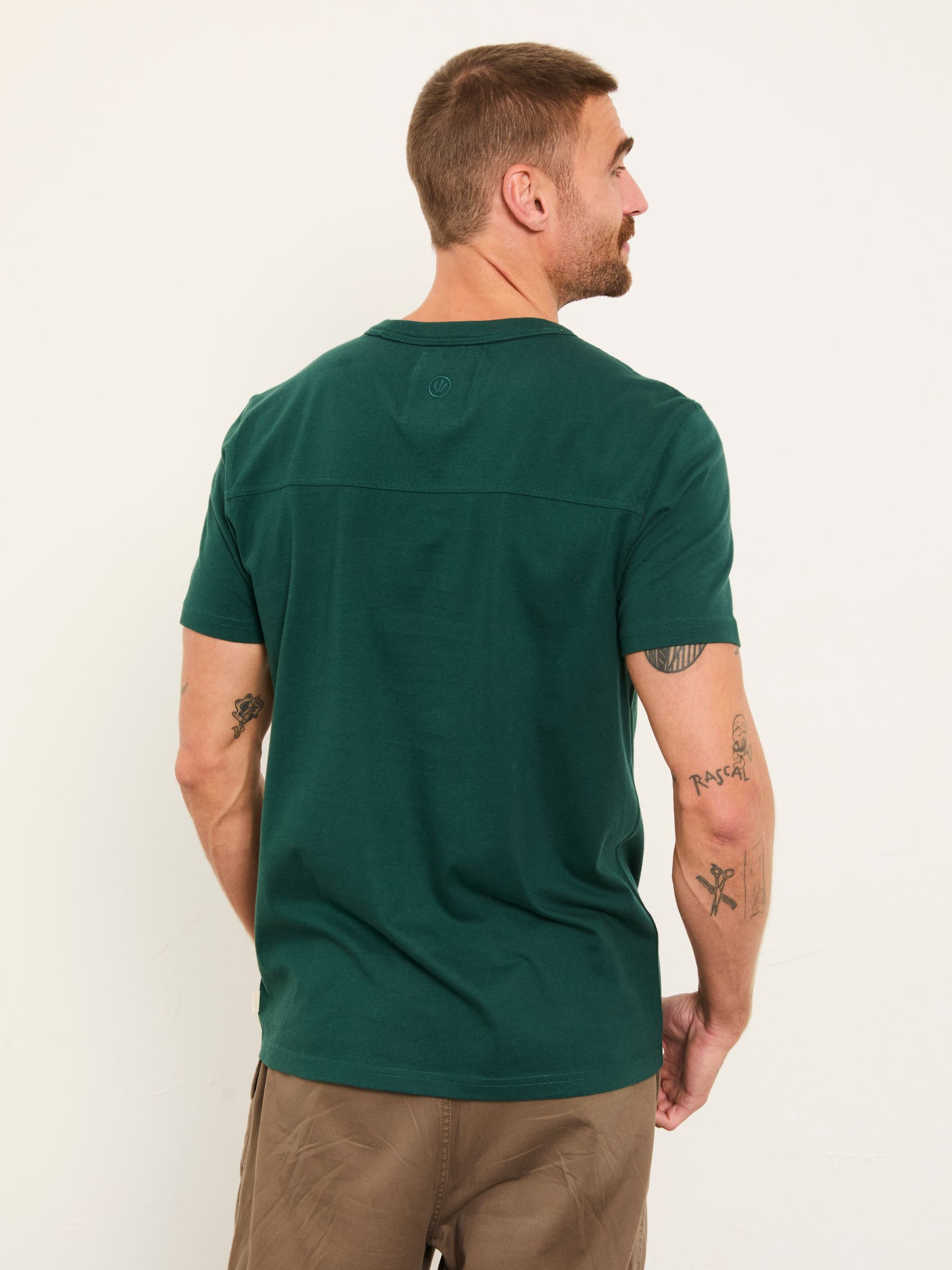 Jade Green Sunseeker Chest Stripe Tshirt - Image 2 of 5
