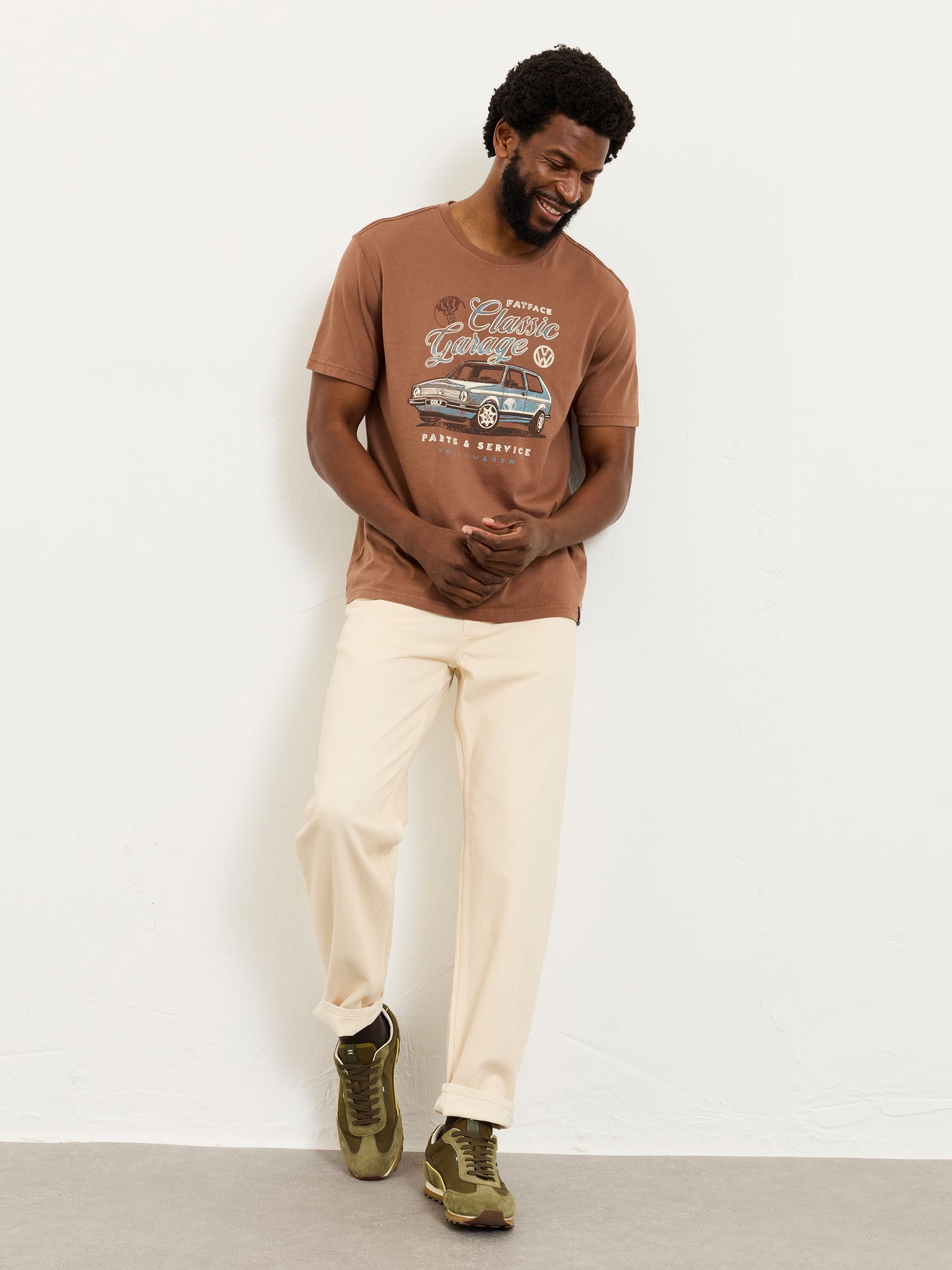 Dark Brown VW Golf Graphic T-Shirt - Image 4 of 6