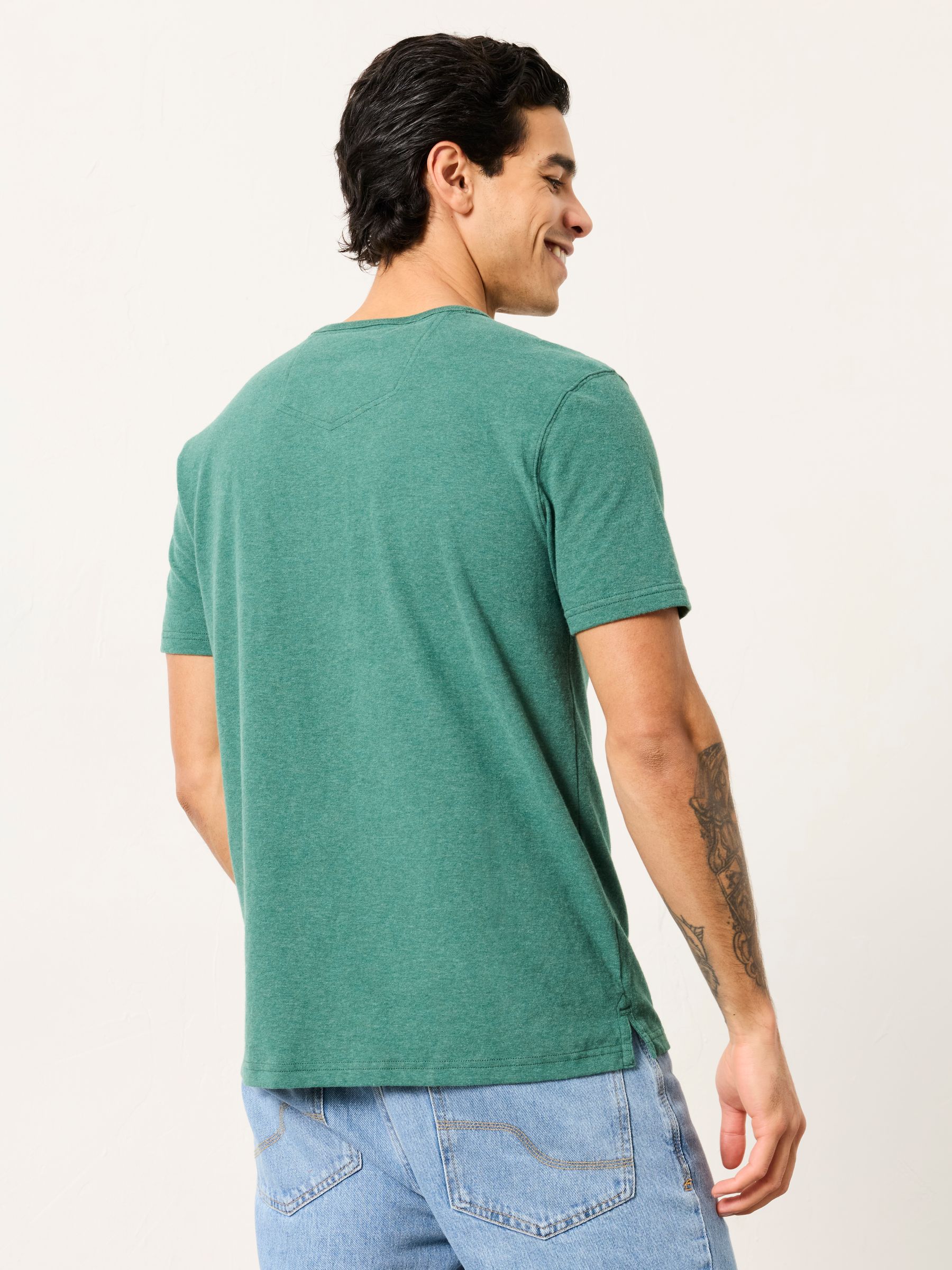 Henley Jade Green Woodside Marl Tshirt - Image 2 of 7