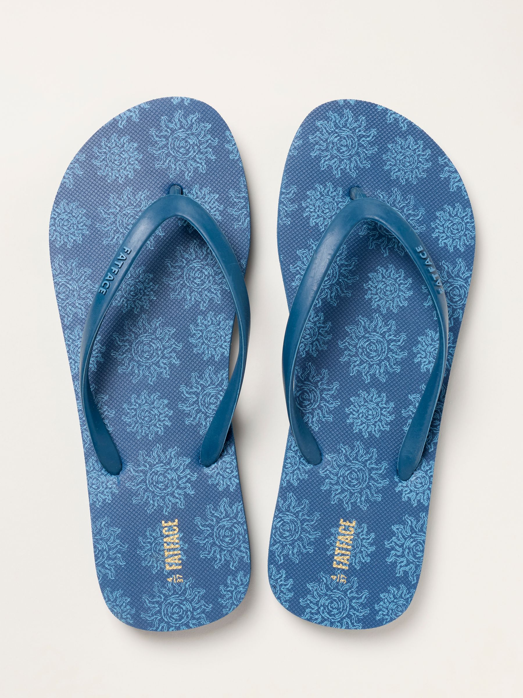 Portloe Teal Blue Flip Flop - Image 3 of 3