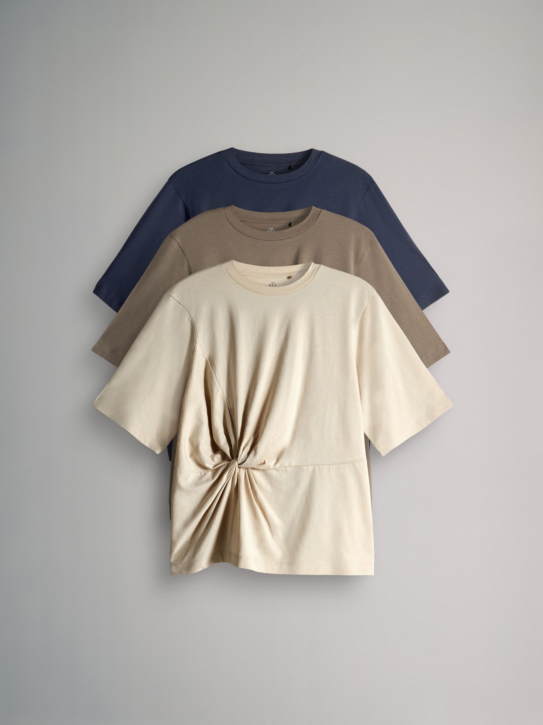 Knot Detail T-Shirt 3 Pack - Image 2 of 6