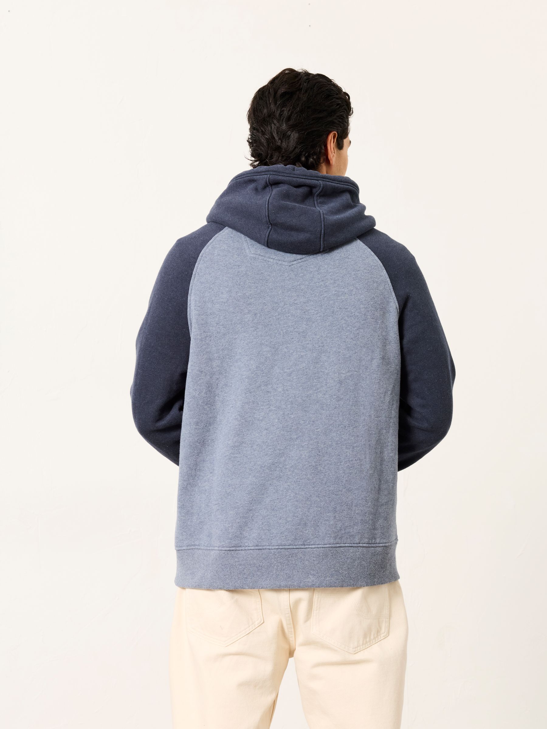 Blue Brooke Overhead Contrast Raglan Hoodie - Image 2 of 6