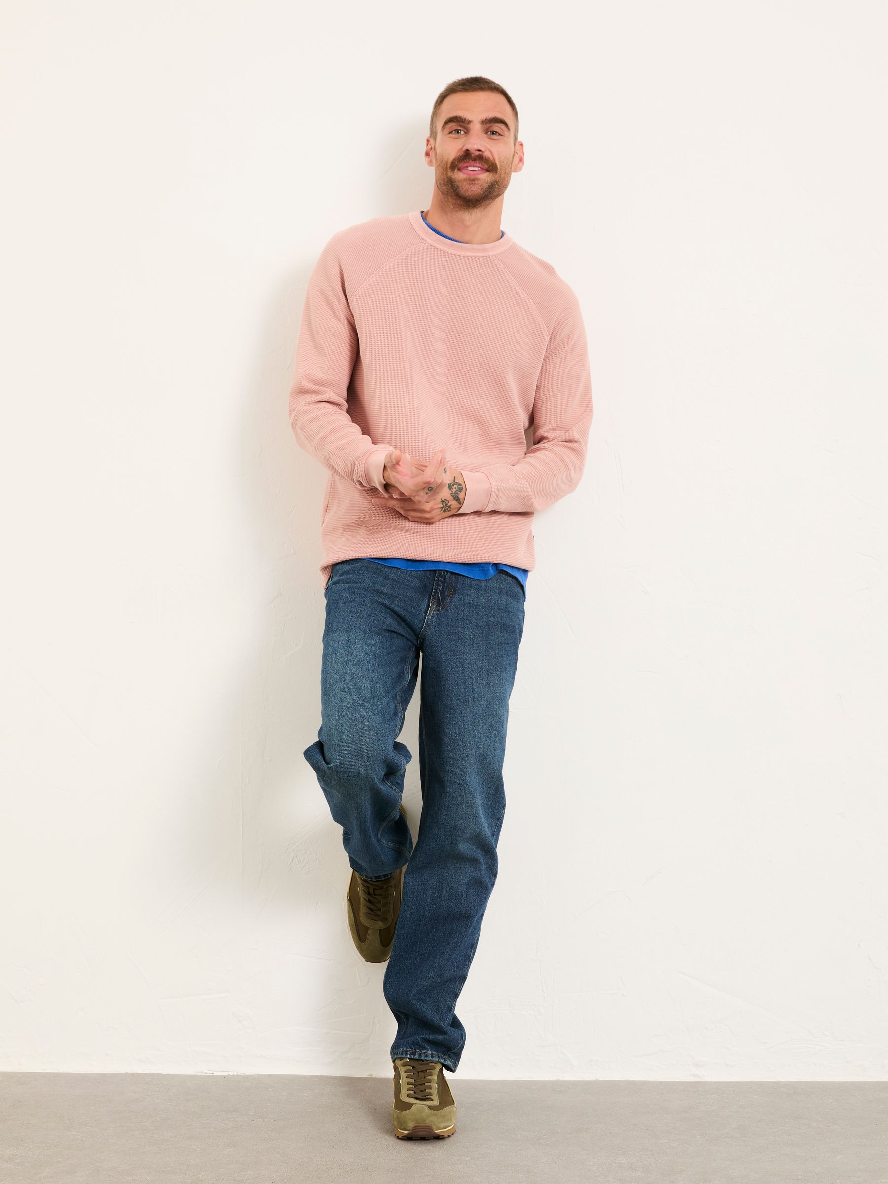 Wye Pink Crew Neck Sweat - Image 3 of 7