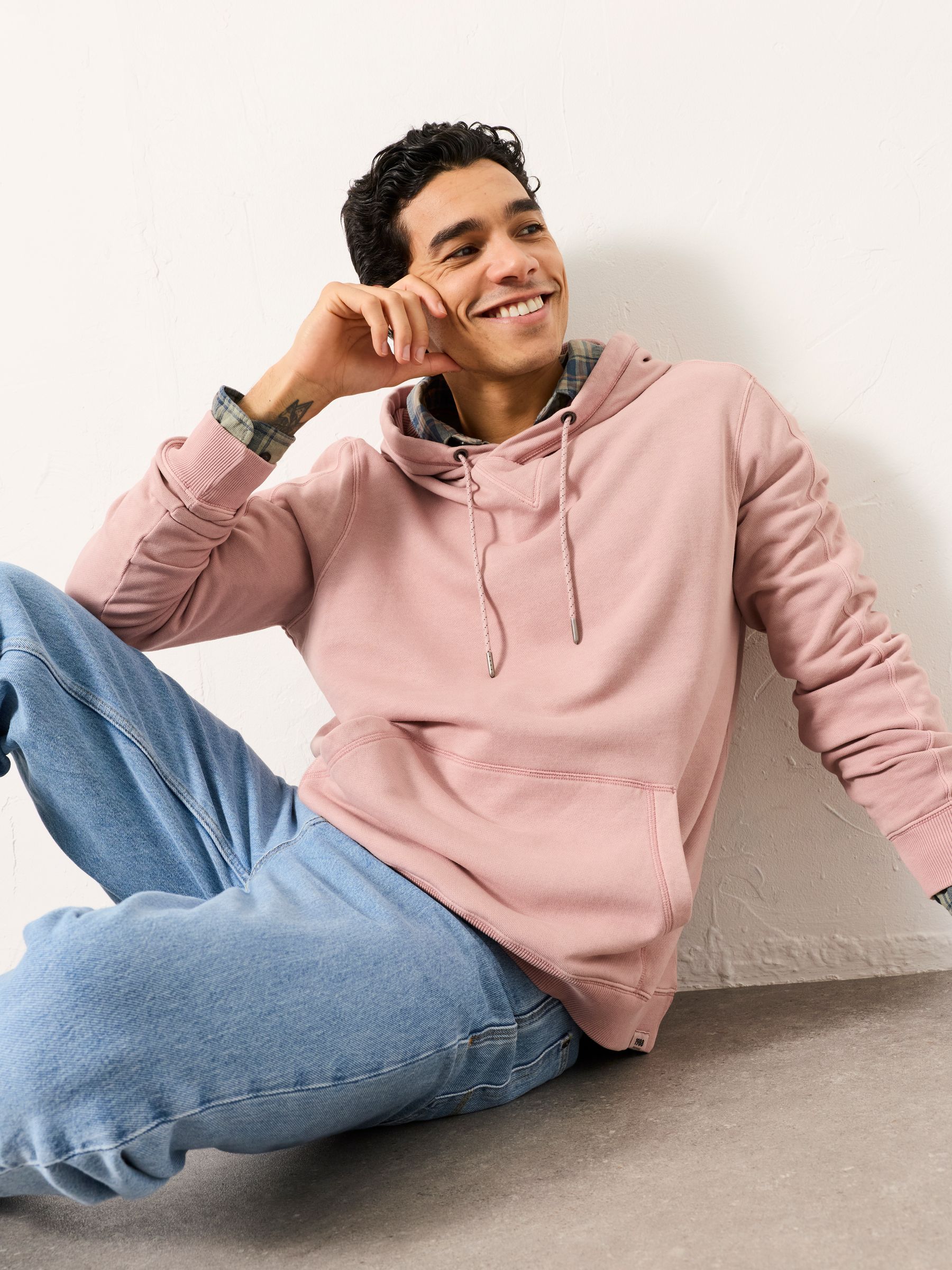 Brooke Pink Overhead Hoodie - Image 4 of 7