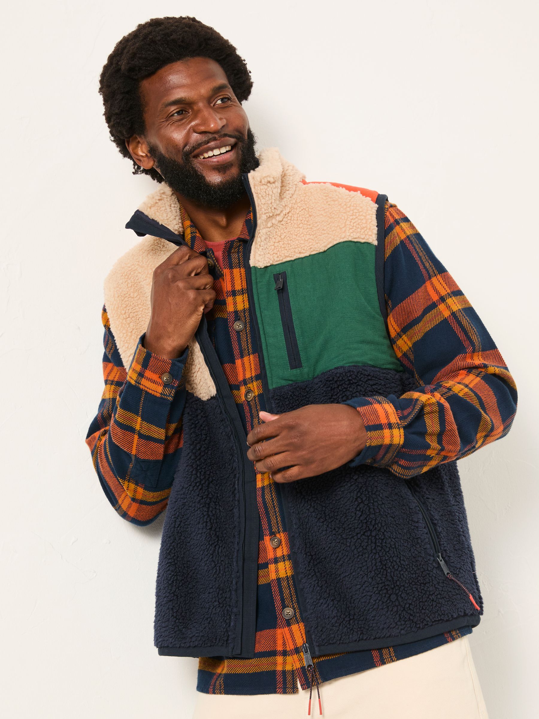 Navy Gilet Fleece - Image 1 of 5 Navy Gilet Fleece - Image 1 of 5