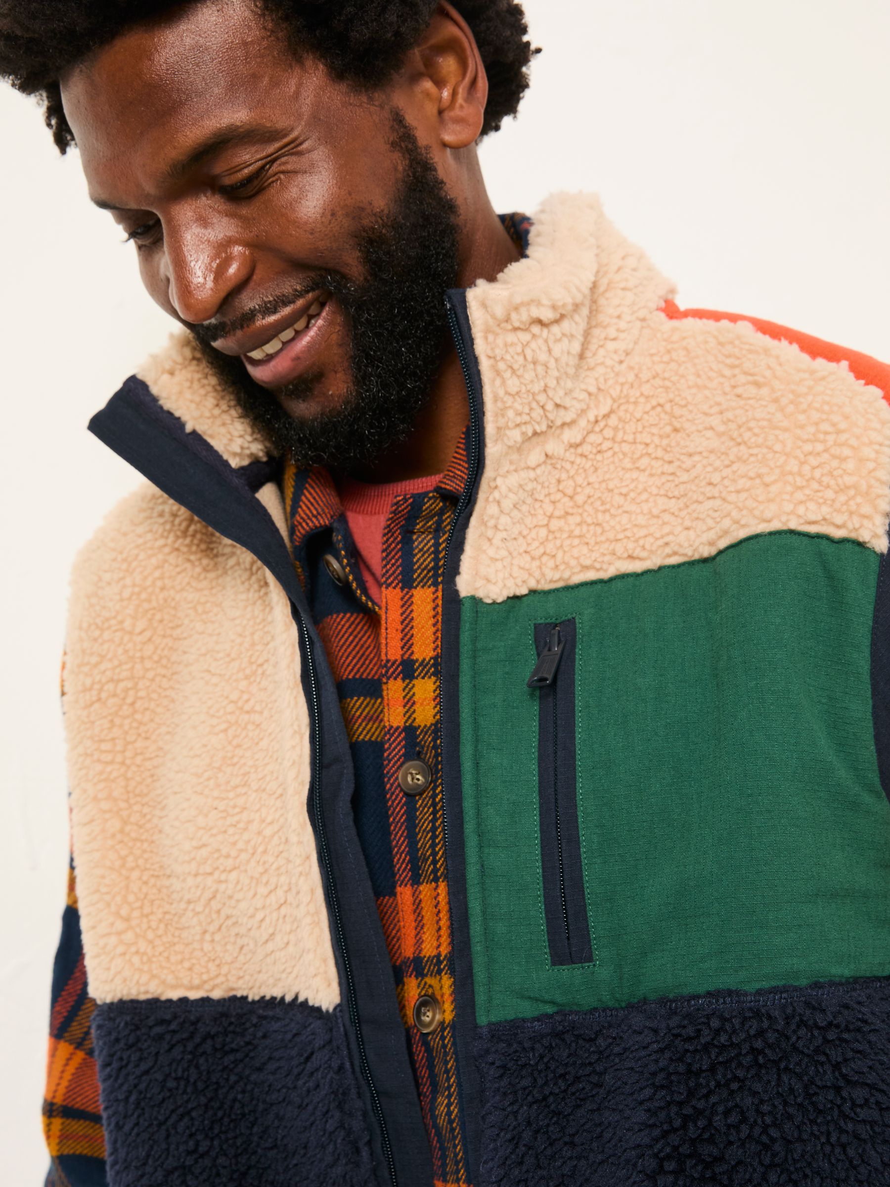 Navy Gilet Fleece - Image 3 of 5