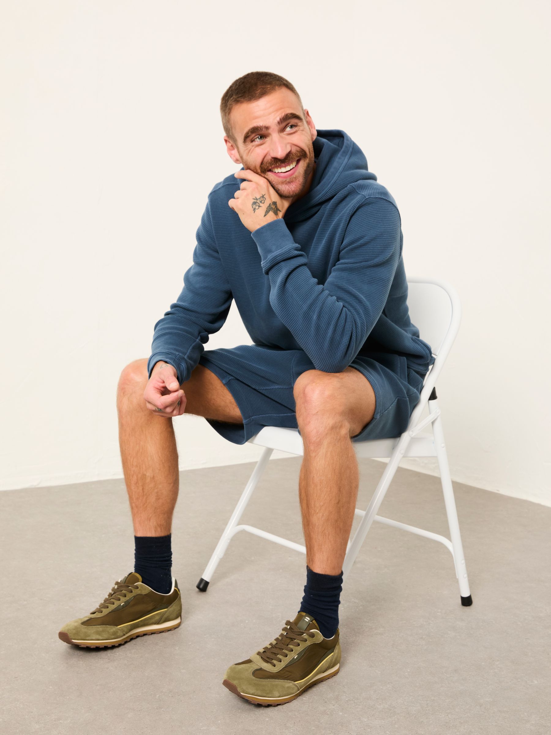 Wye Blue Denim Overhead Hoodie - Image 5 of 7