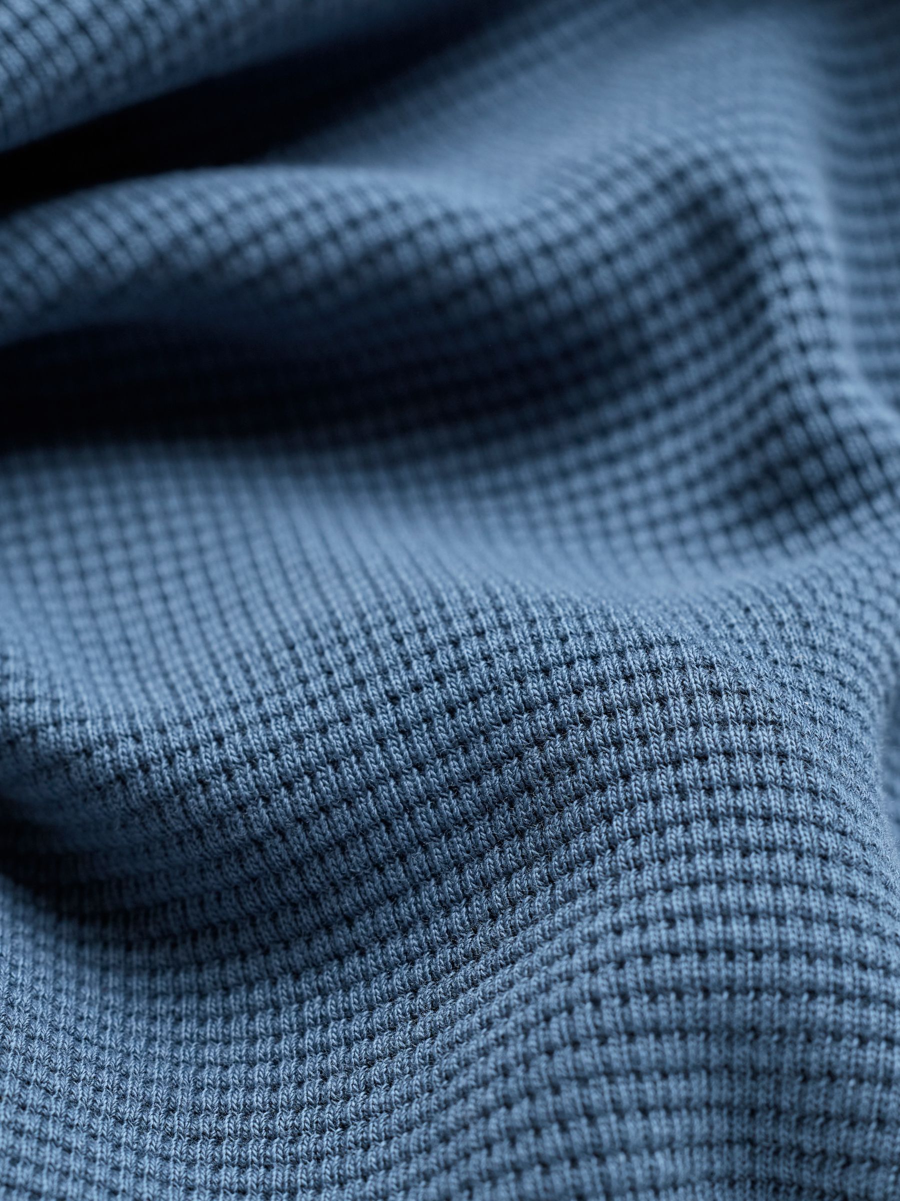 Wye Blue Denim Overhead Hoodie - Image 8 of 8 Wye Blue Denim Overhead Hoodie - Image 8 of 8