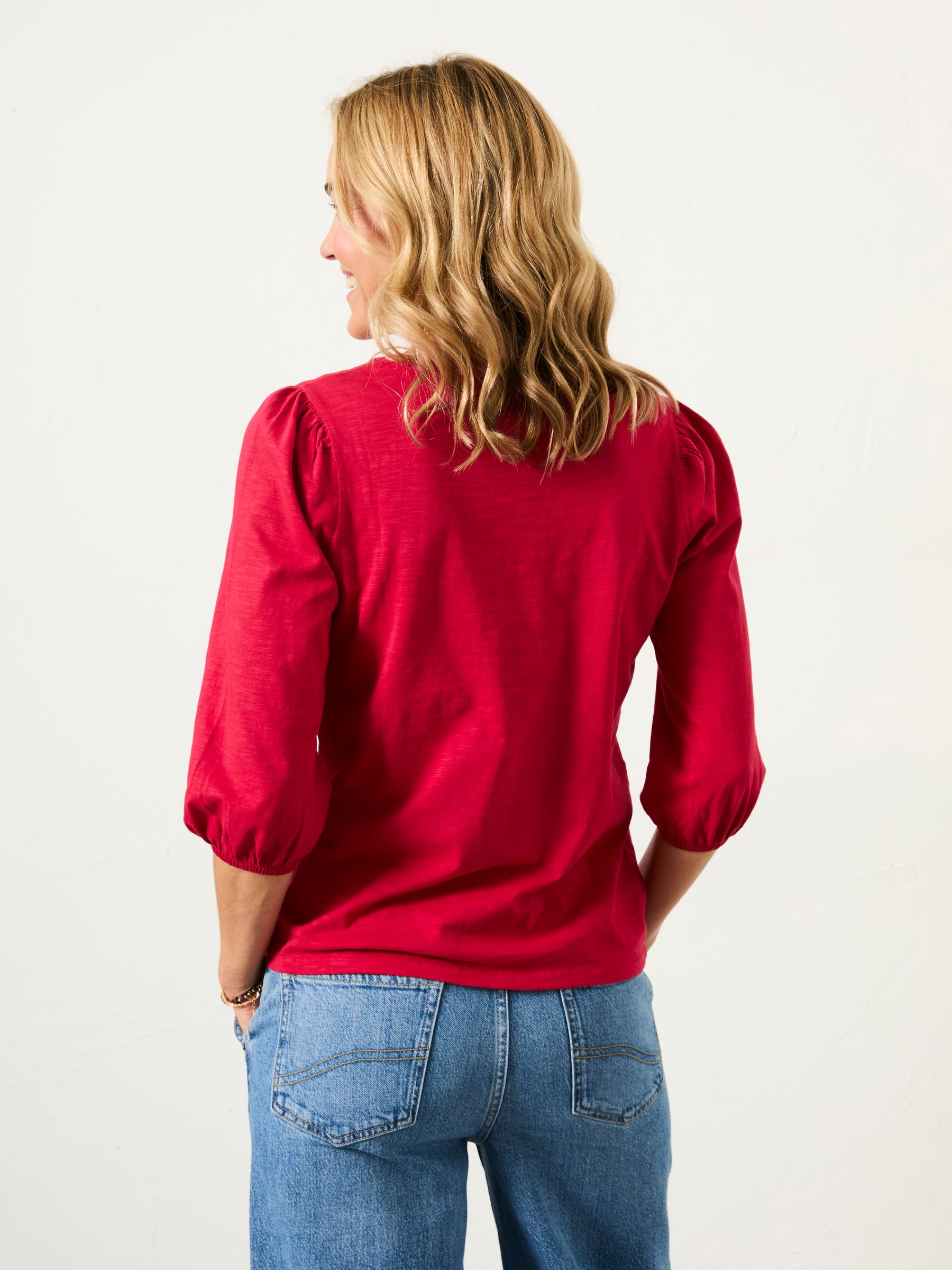 Jenny Fushsia Pink Top - Image 2 of 6 Jenny Fushsia Pink Top - Image 2 of 6