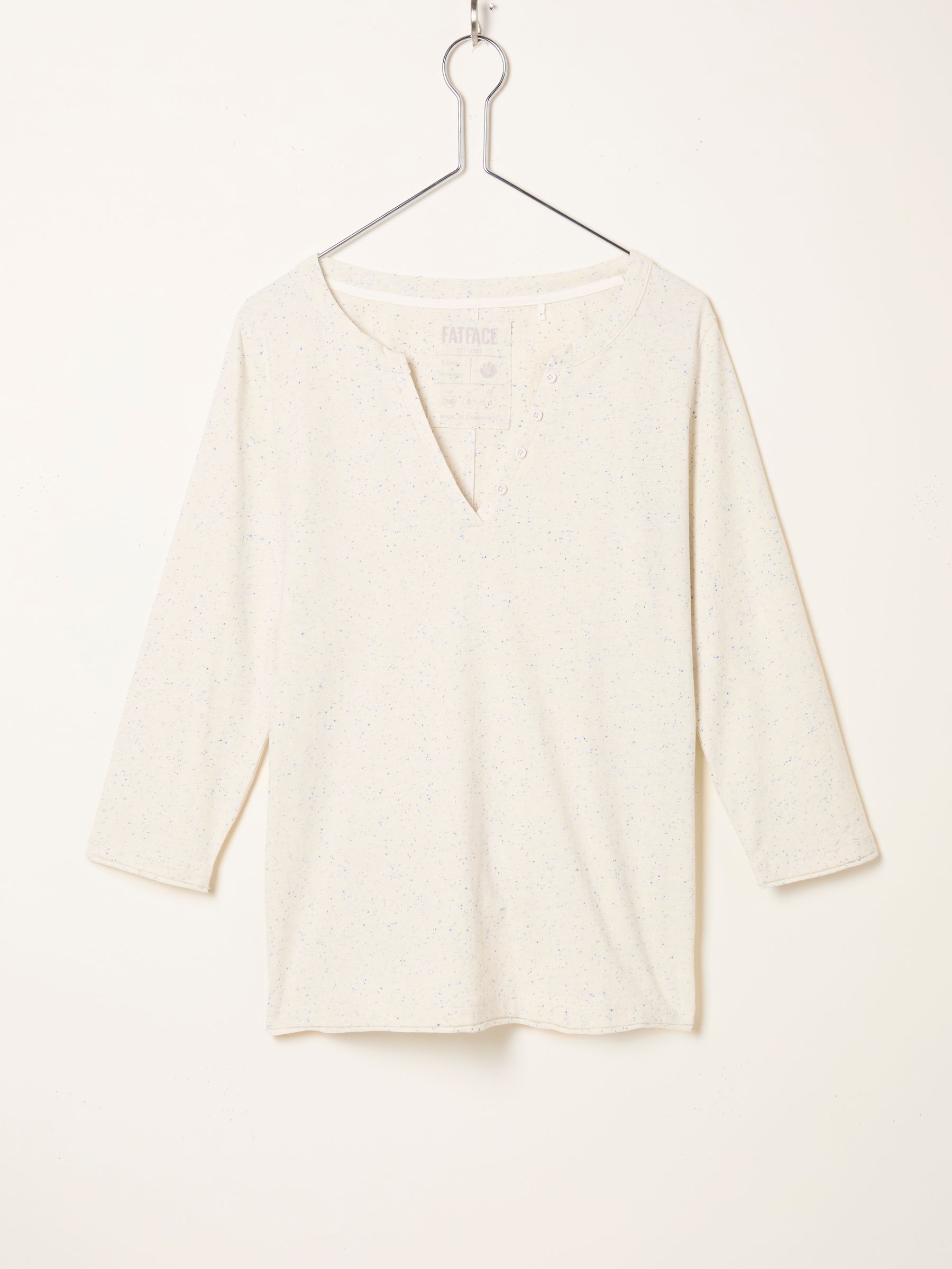 Aster Ivory Nep 3/4 Sleeve T Shirt - Image 5 of 5 Aster Ivory Nep 3/4 Sleeve T Shirt - Image 5 of 5