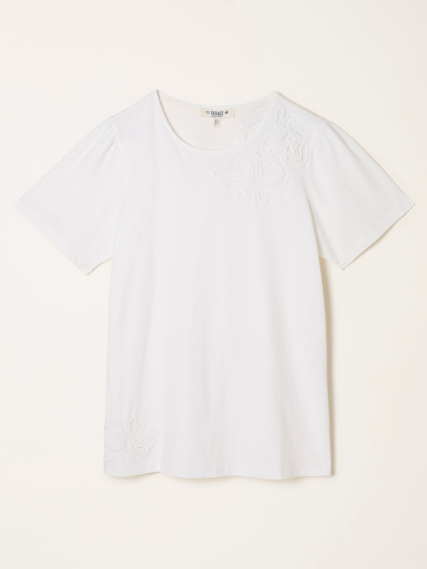 Freya White Applique T Shirt - Image 6 of 6