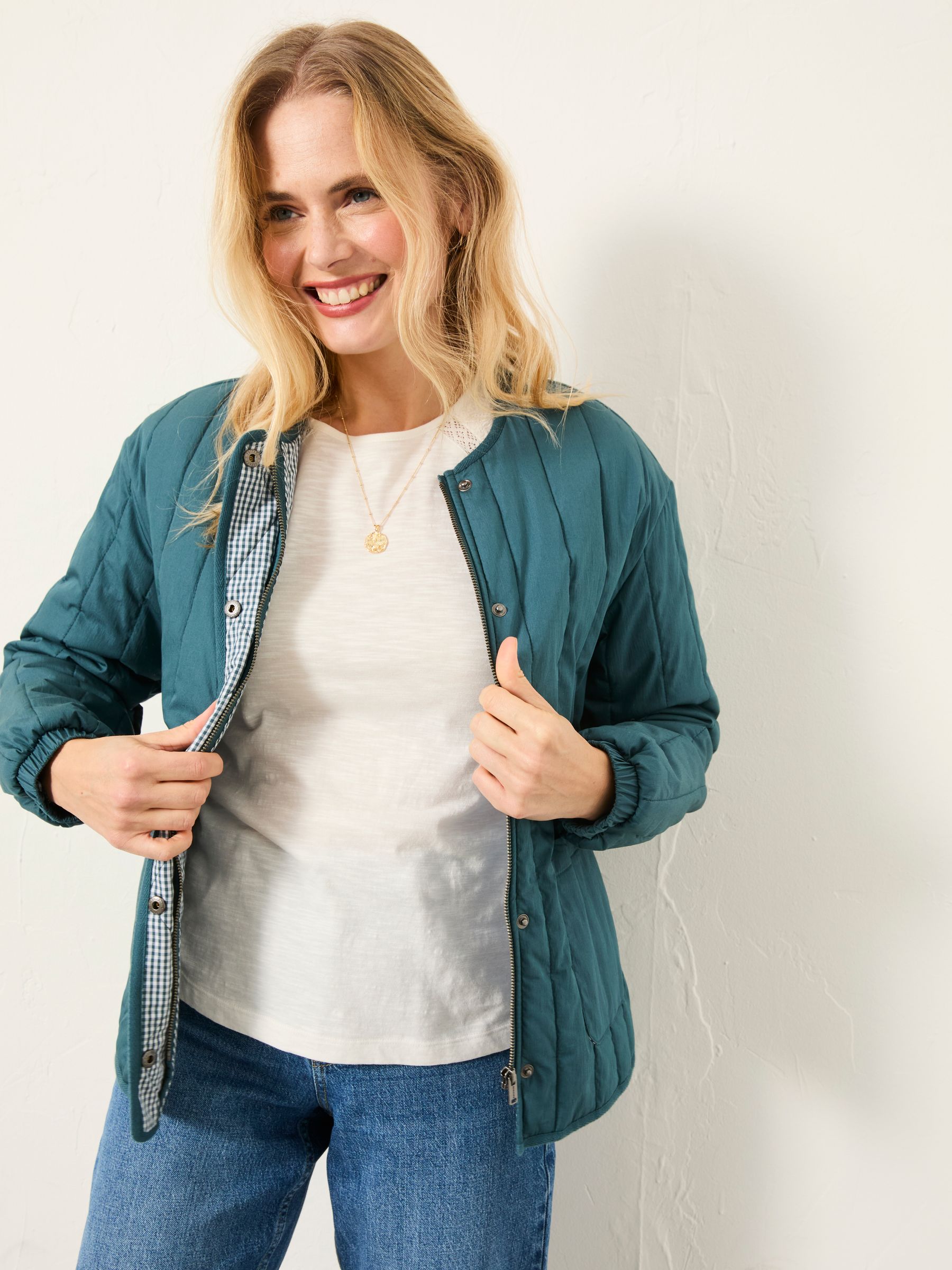 Penny White Lace Detail Top - Image 3 of 5