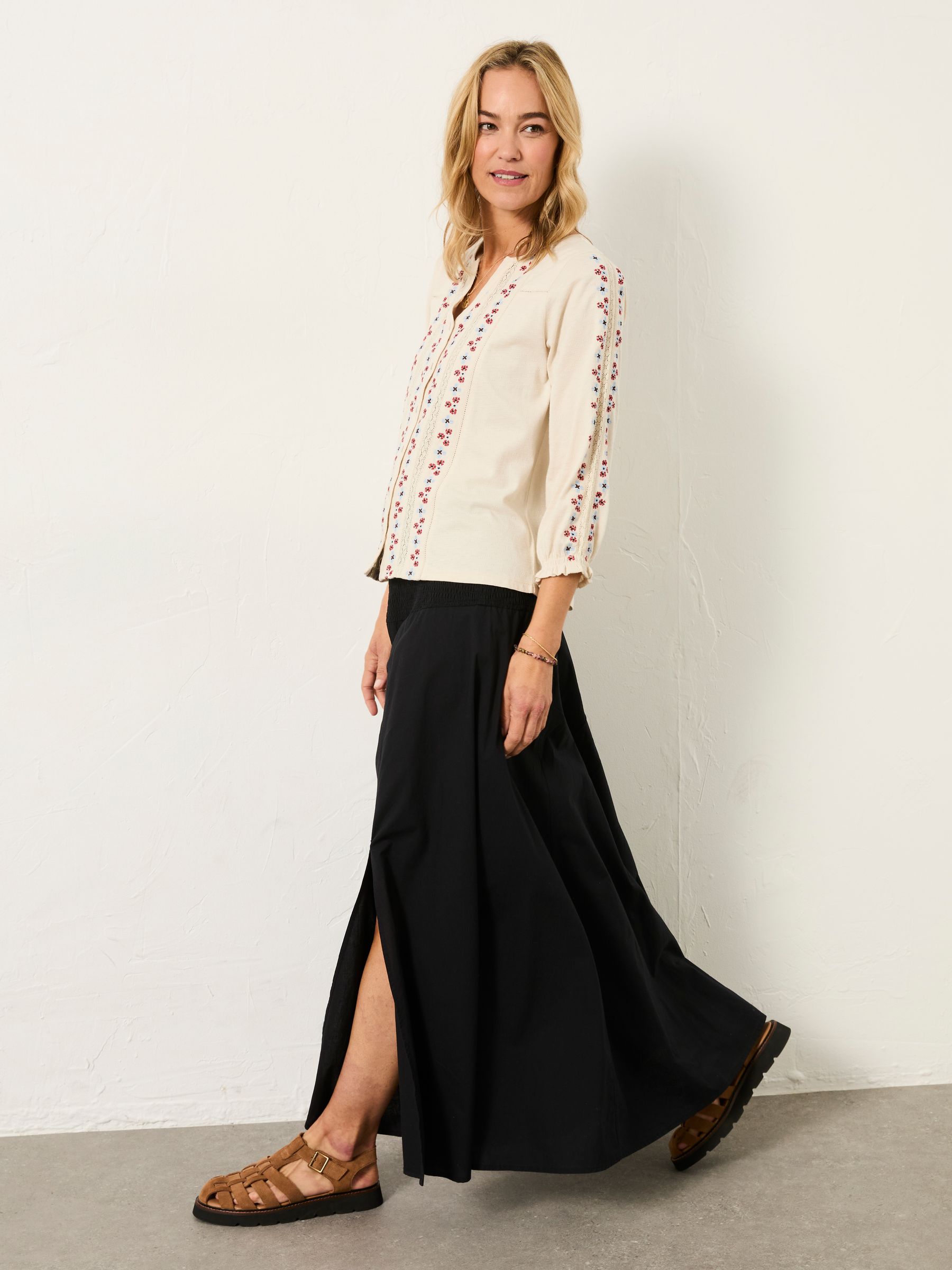 Harper Cream Embroidered Top - Image 4 of 5