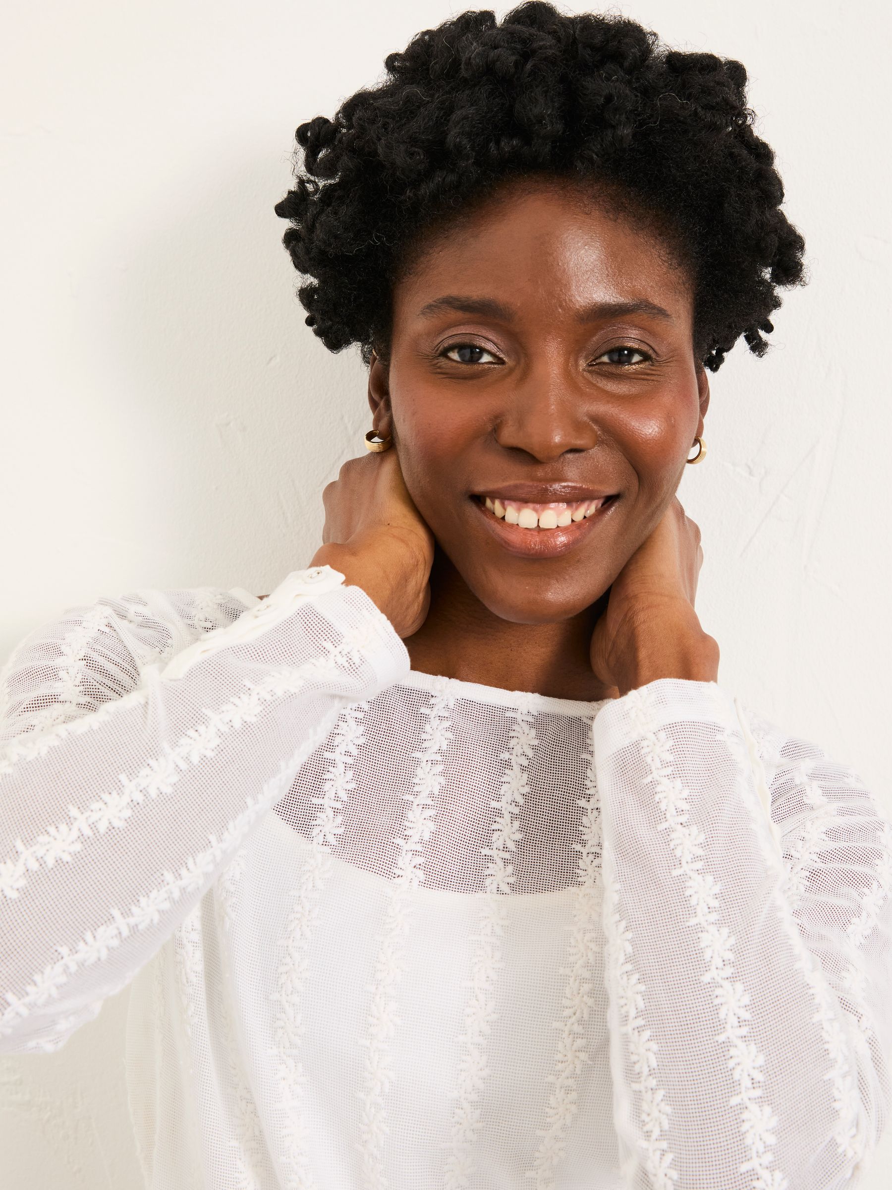 Lottie Ivory Lace Top - Image 3 of 5