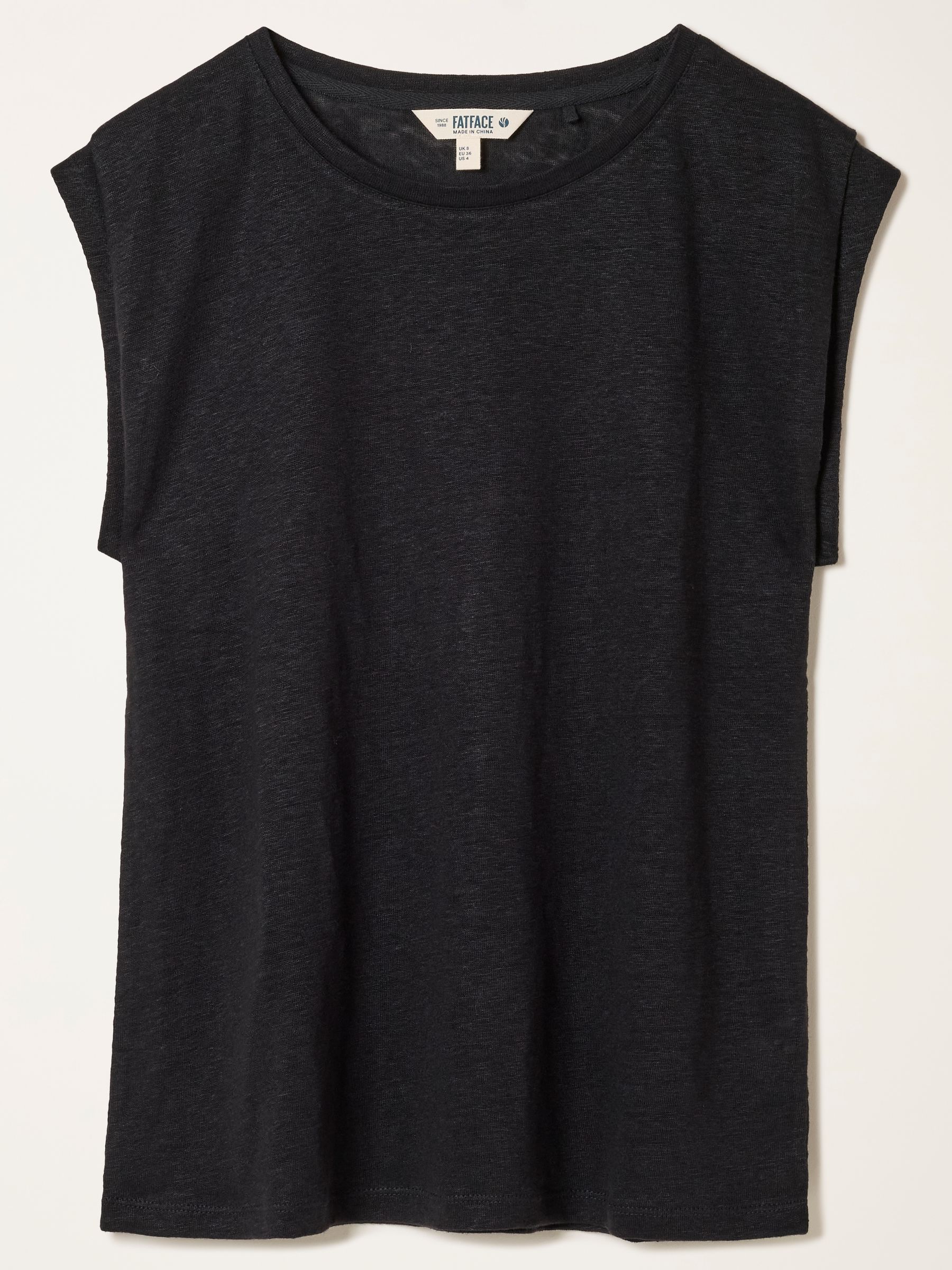 Lou Black Linen Tank - Image 7 of 7