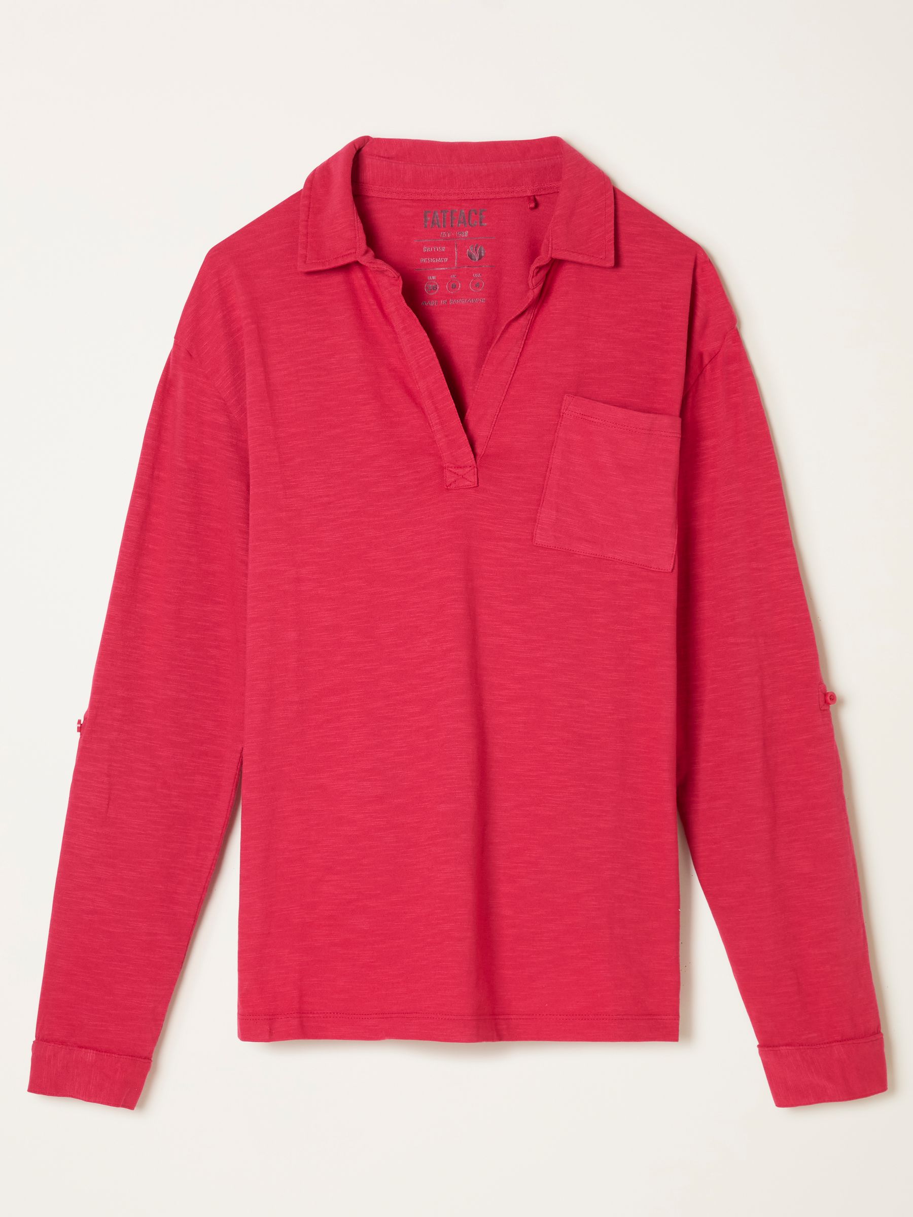 Paige Fushsia Pink Jersey Shirt - Image 6 of 6