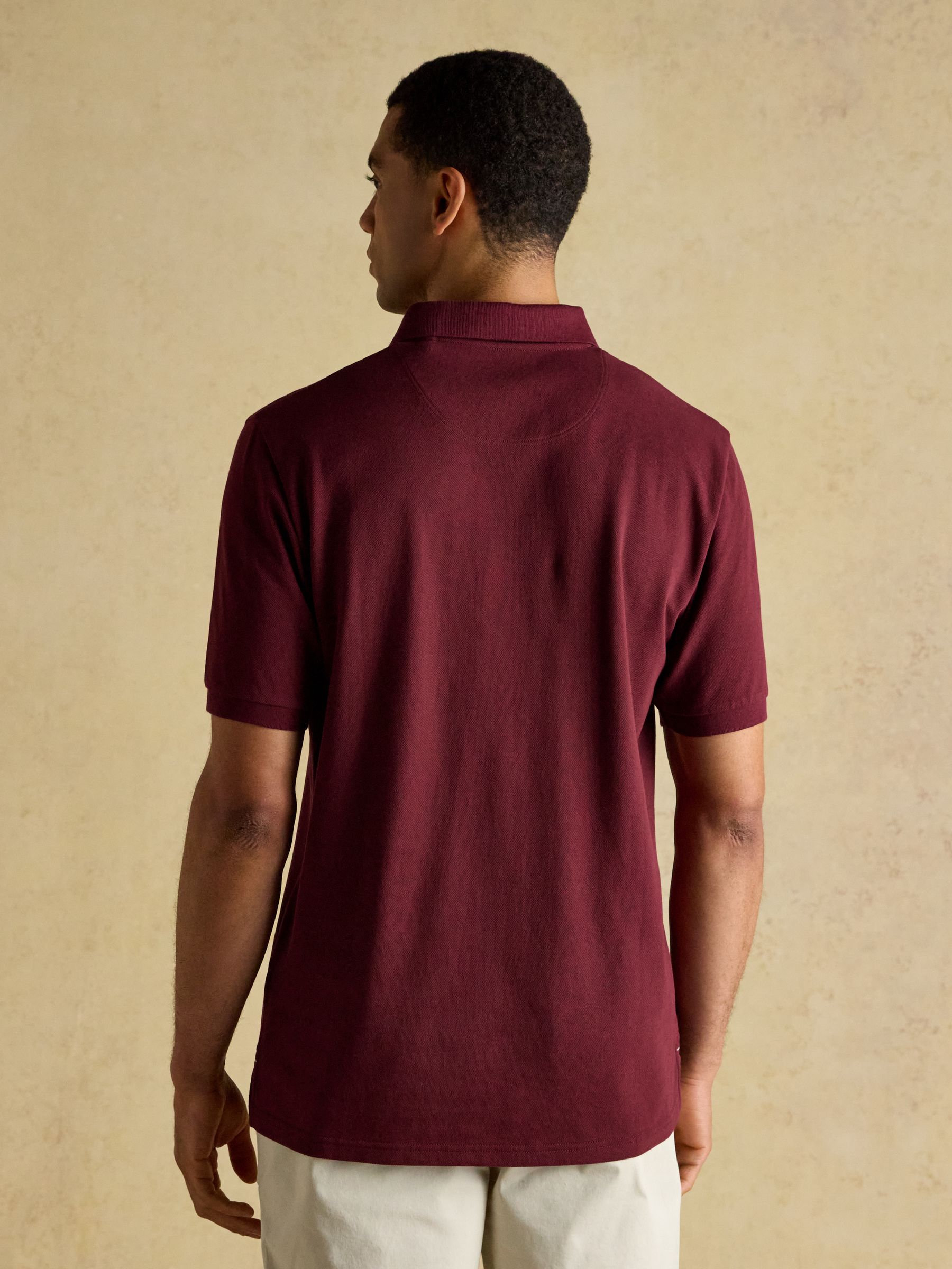 Woody Burgundy Cotton Pique Polo Shirt - Image 2 of 10