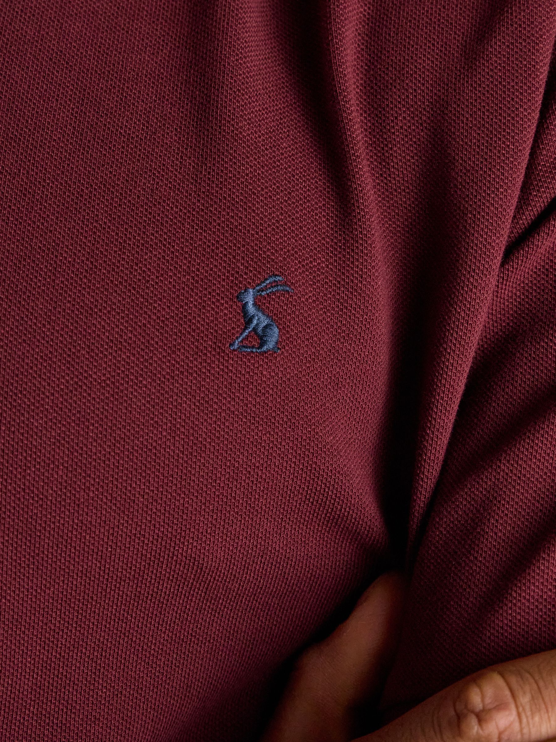 Woody Burgundy Cotton Pique Polo Shirt - Image 5 of 10