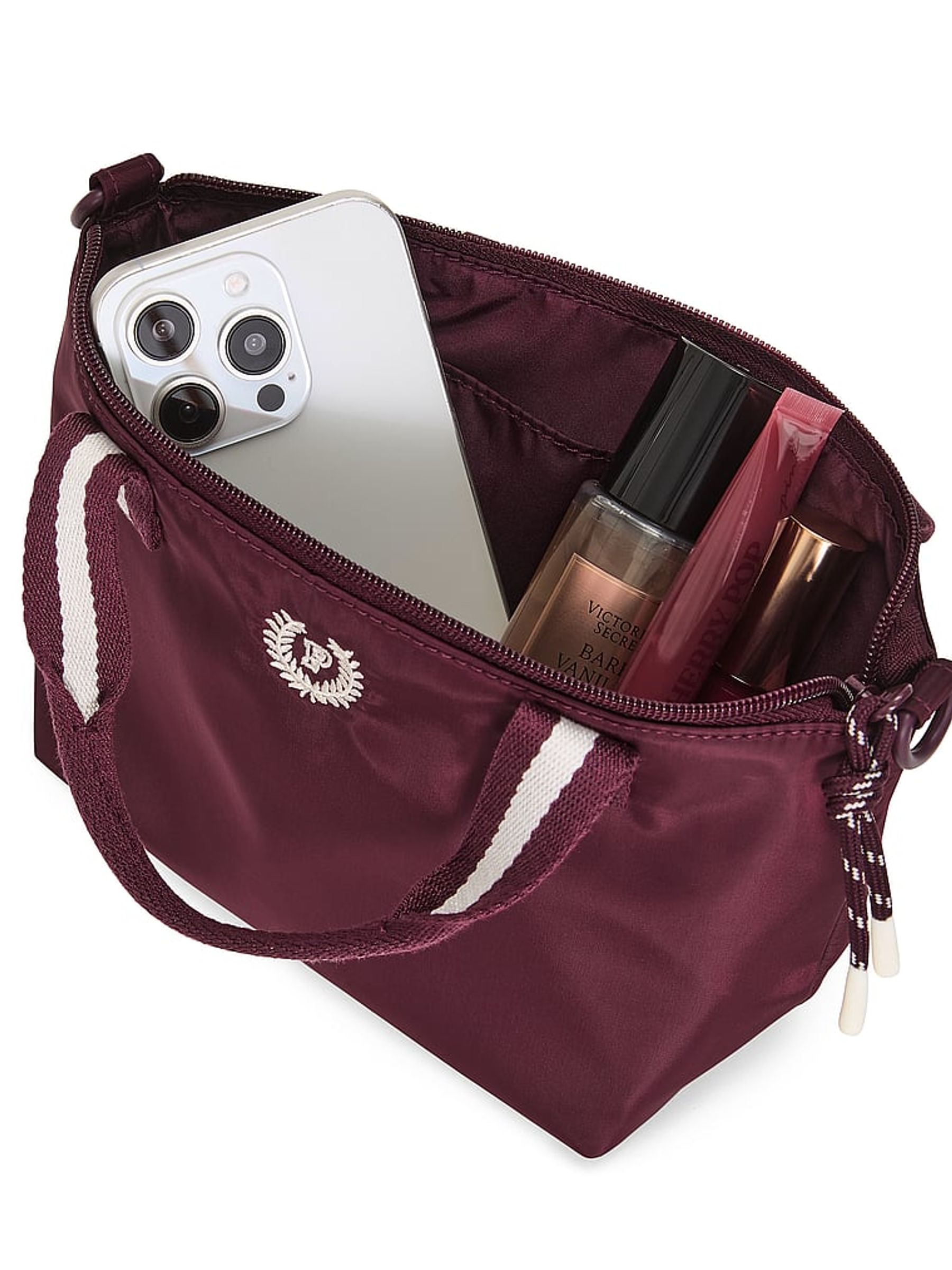 Purple Rose Mini Cross-Body Tote Bag - Image 3 of 4