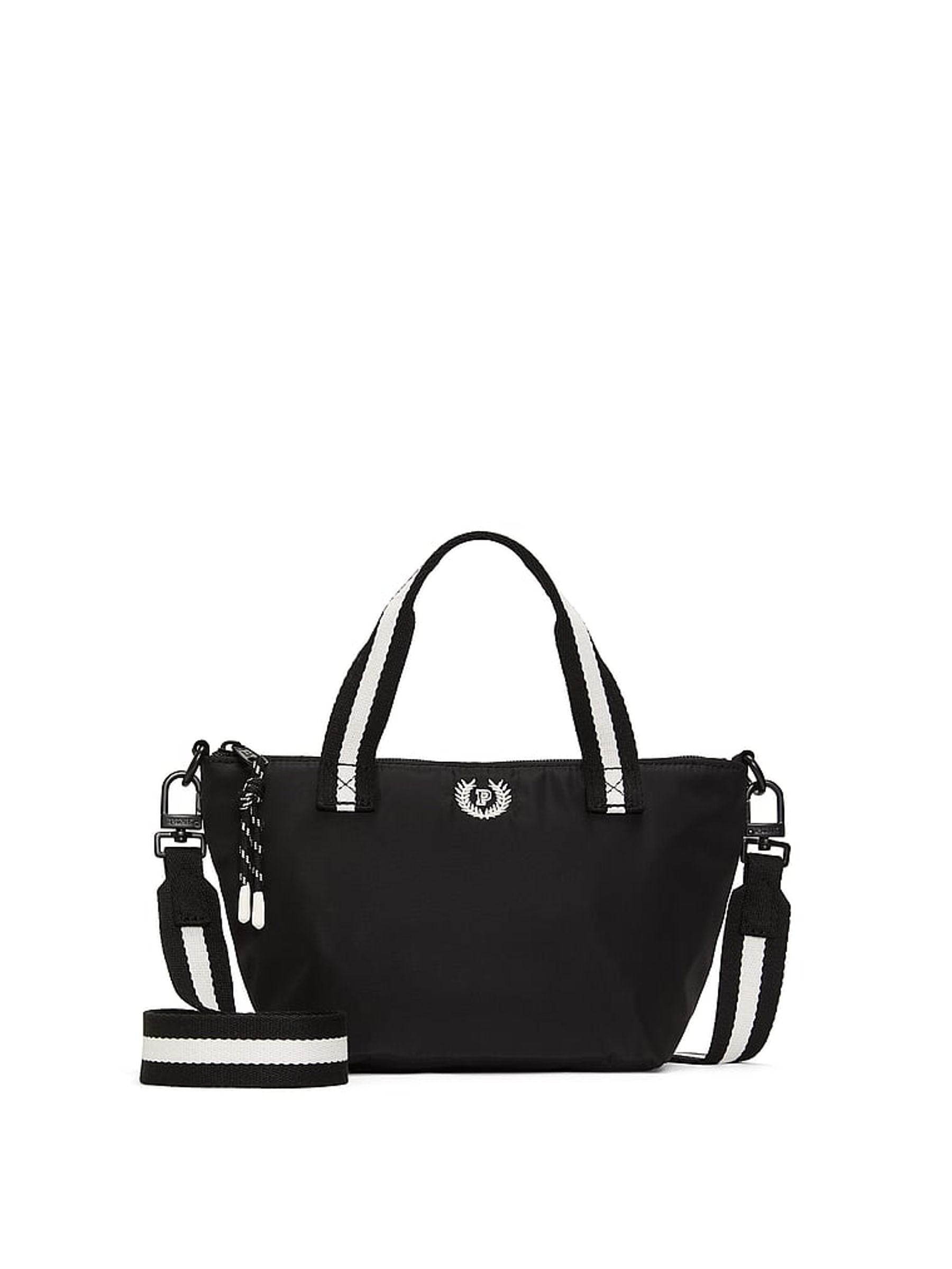 Black Mini Cross-Body Tote Bag - Image 1 of 4