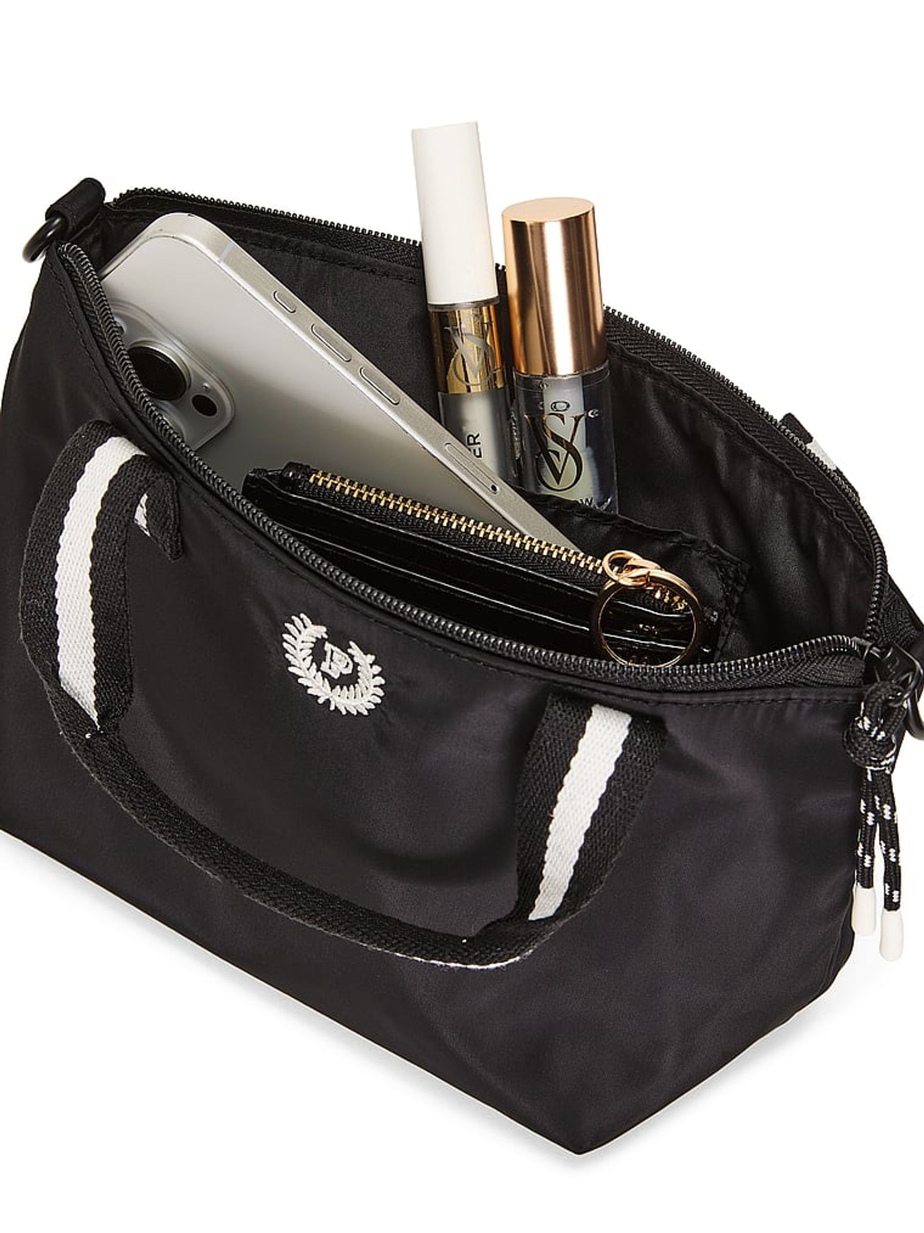 Black Mini Cross-Body Tote Bag - Image 3 of 4