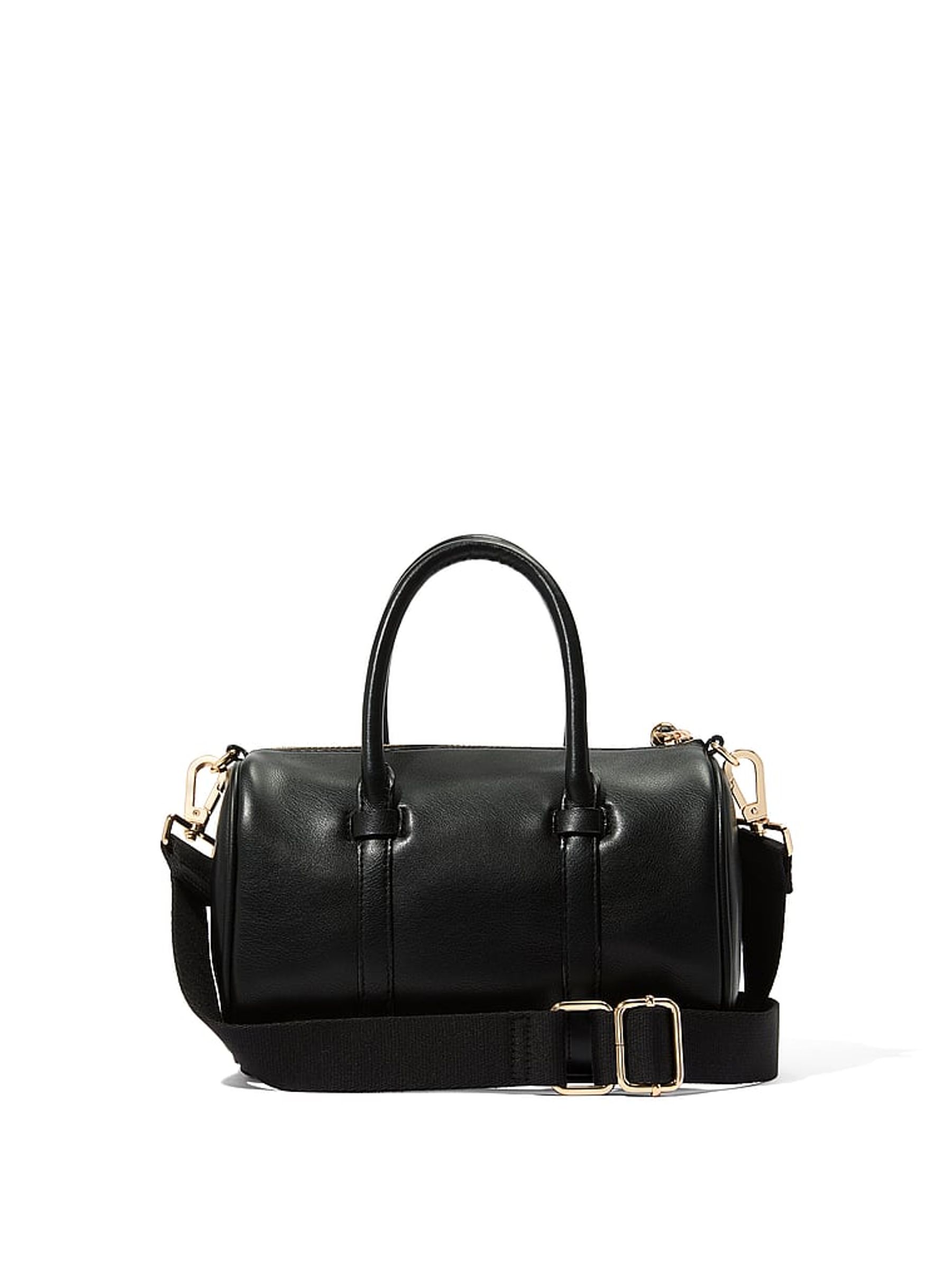 Black Nappa Small Roll Duffle Bag - Image 3 of 4