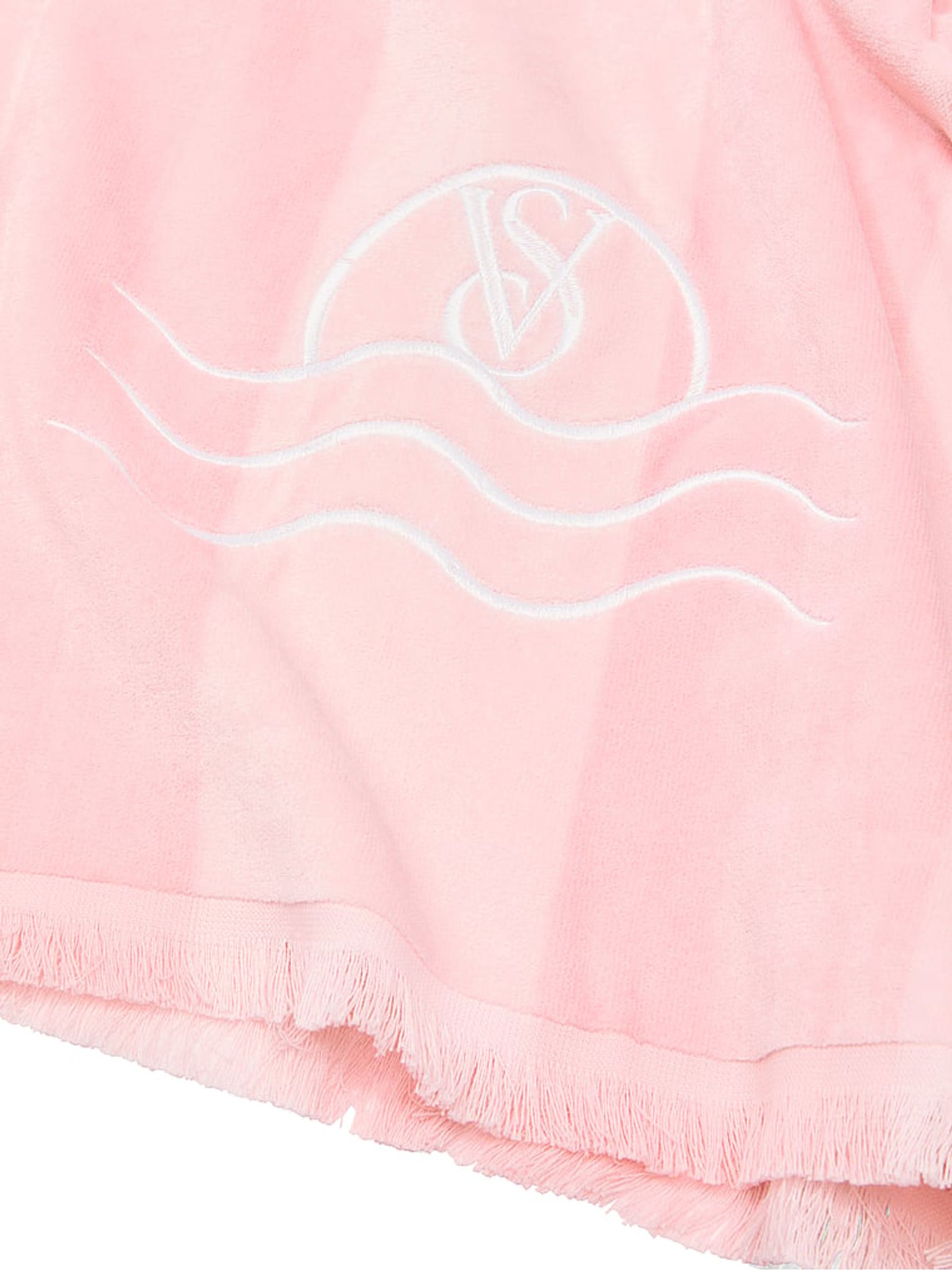 Pink Heritage Stripe Beach Towel - Image 3 of 3