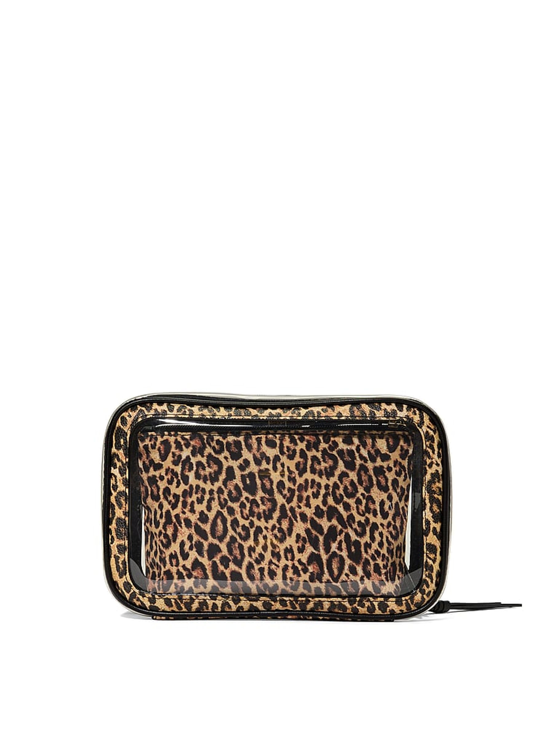 Leopard Brown Travel Trio Make-Up Bag - Image 2 of 3