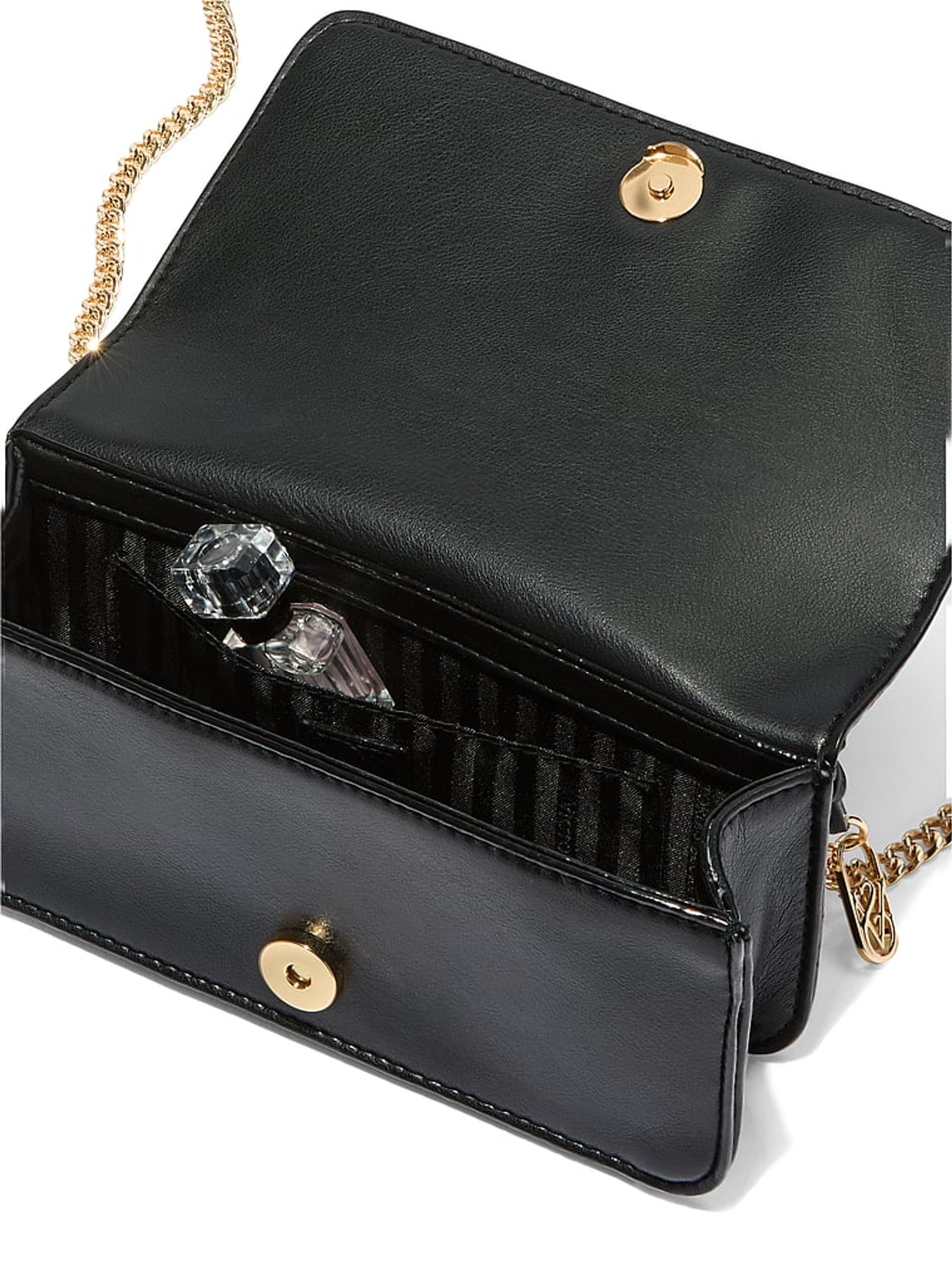 Black Nappa Mini Cross-Body Bag - Image 4 of 4
